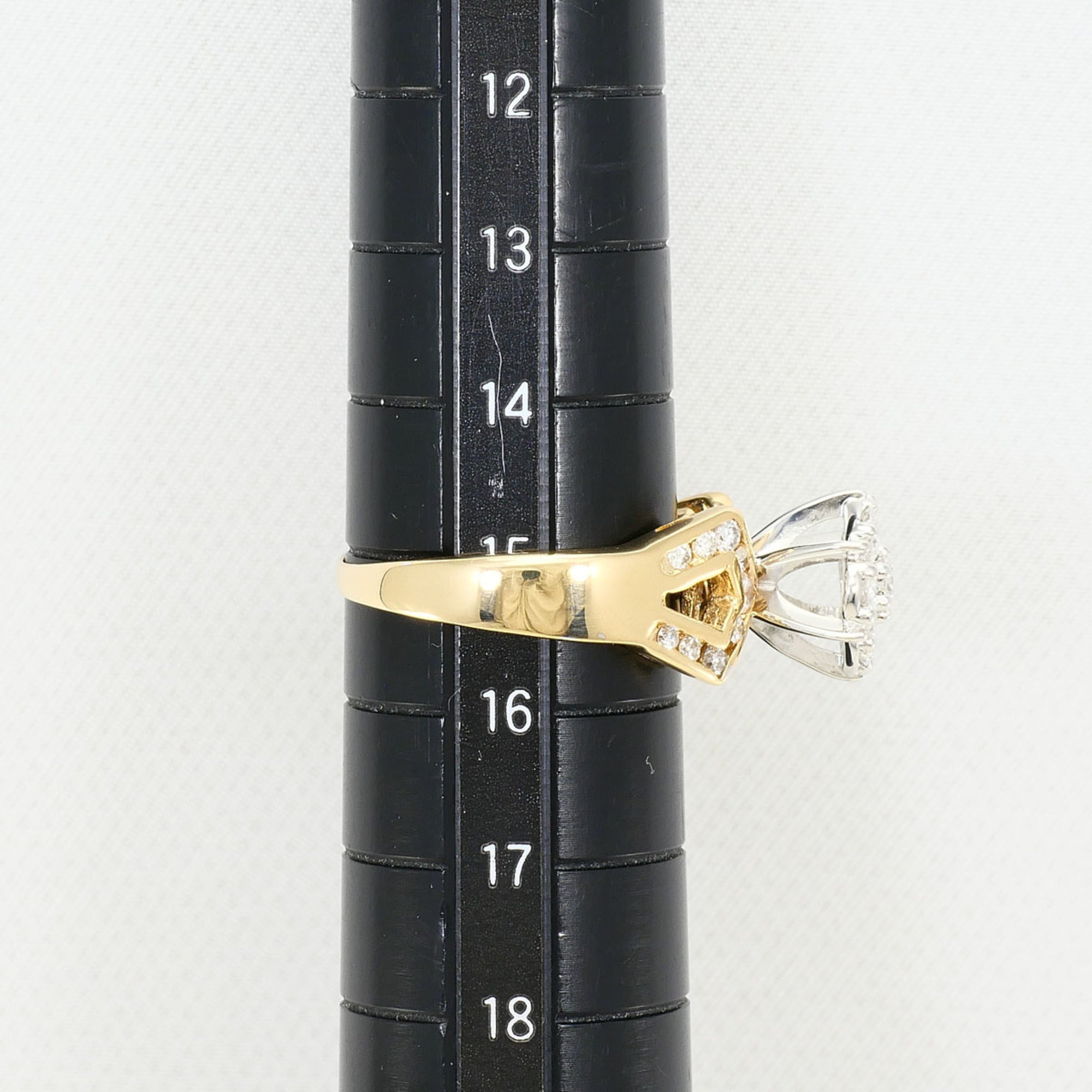 Unbranded White Gold Yellow Gold White Gold (14K) Yellow Gold (14K) Band Ring (Pre-Owned)