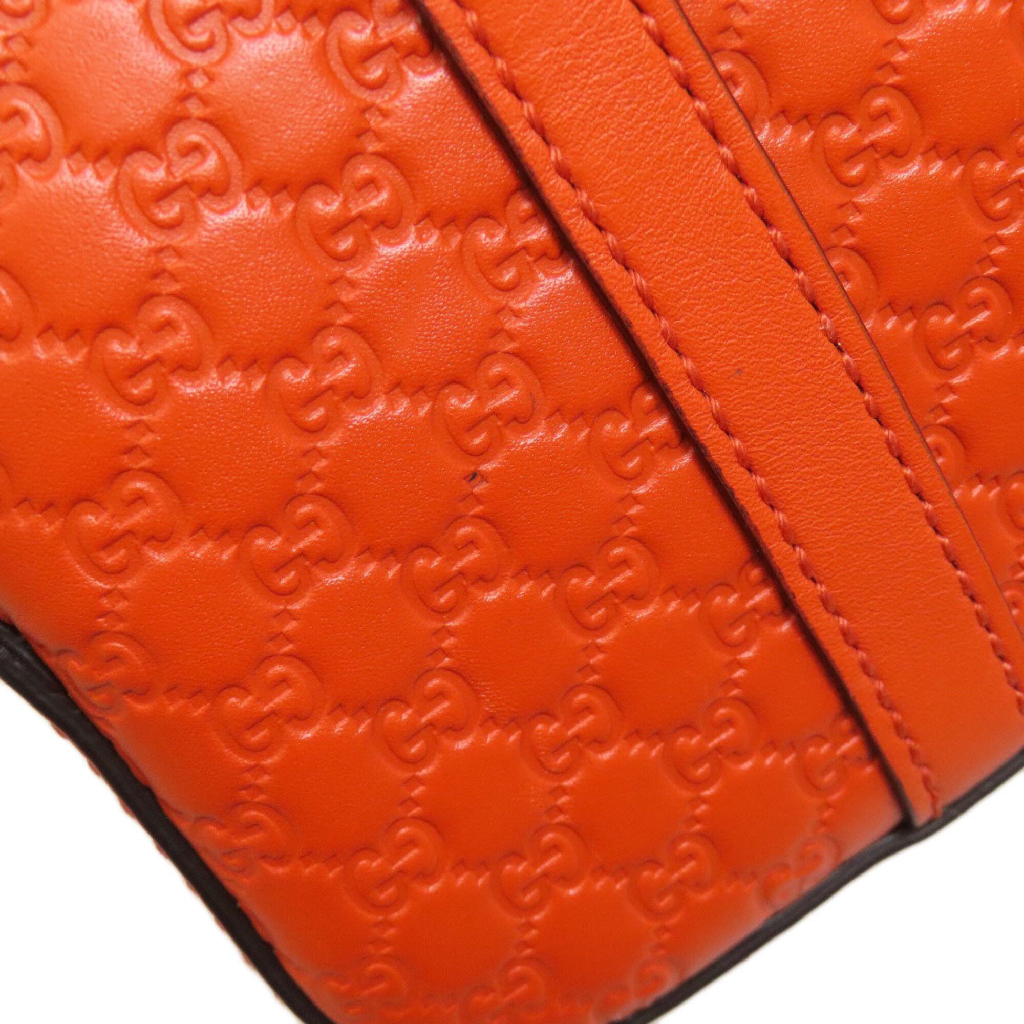 Gucci Orange Leather Handbag (Pre-Owned)