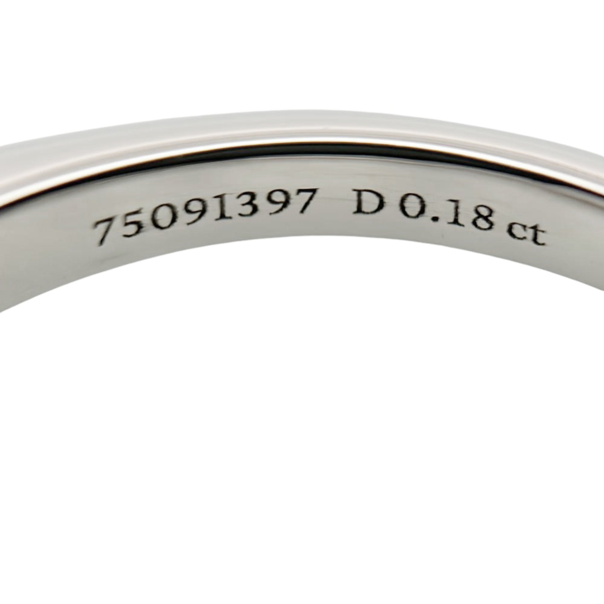 Tiffany Platinum Platinum 950 Band Ring (Pre-Owned)