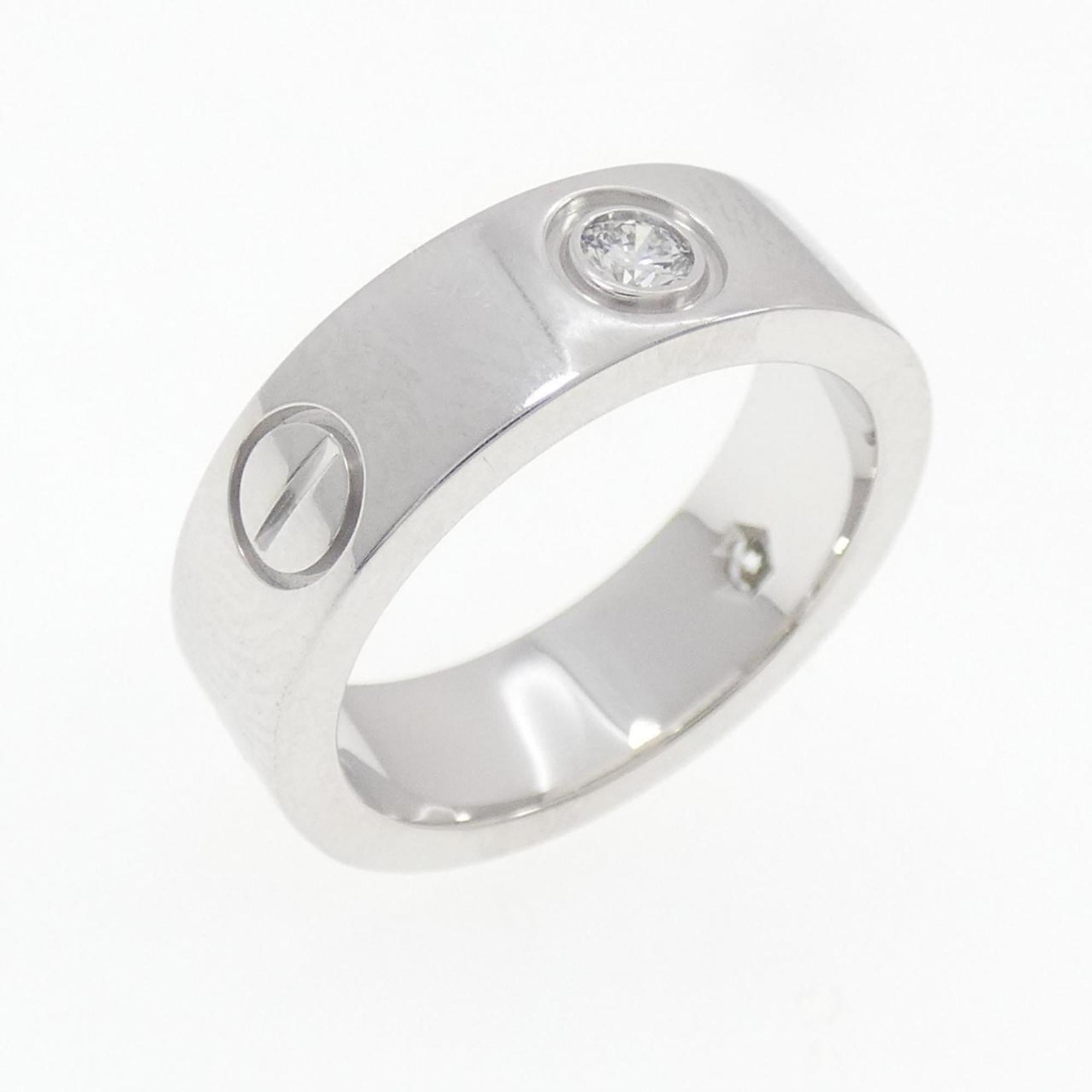 Cartier White Gold White Gold (18K) Band Ring (Pre-Owned)
