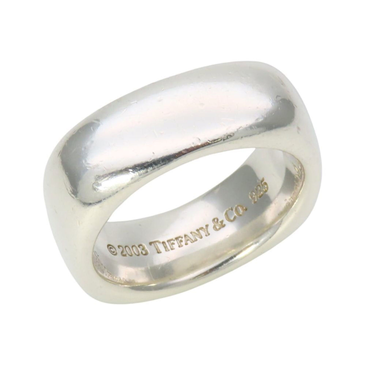 Tiffany Silver Silver 925 Band Ring (Pre-Owned)