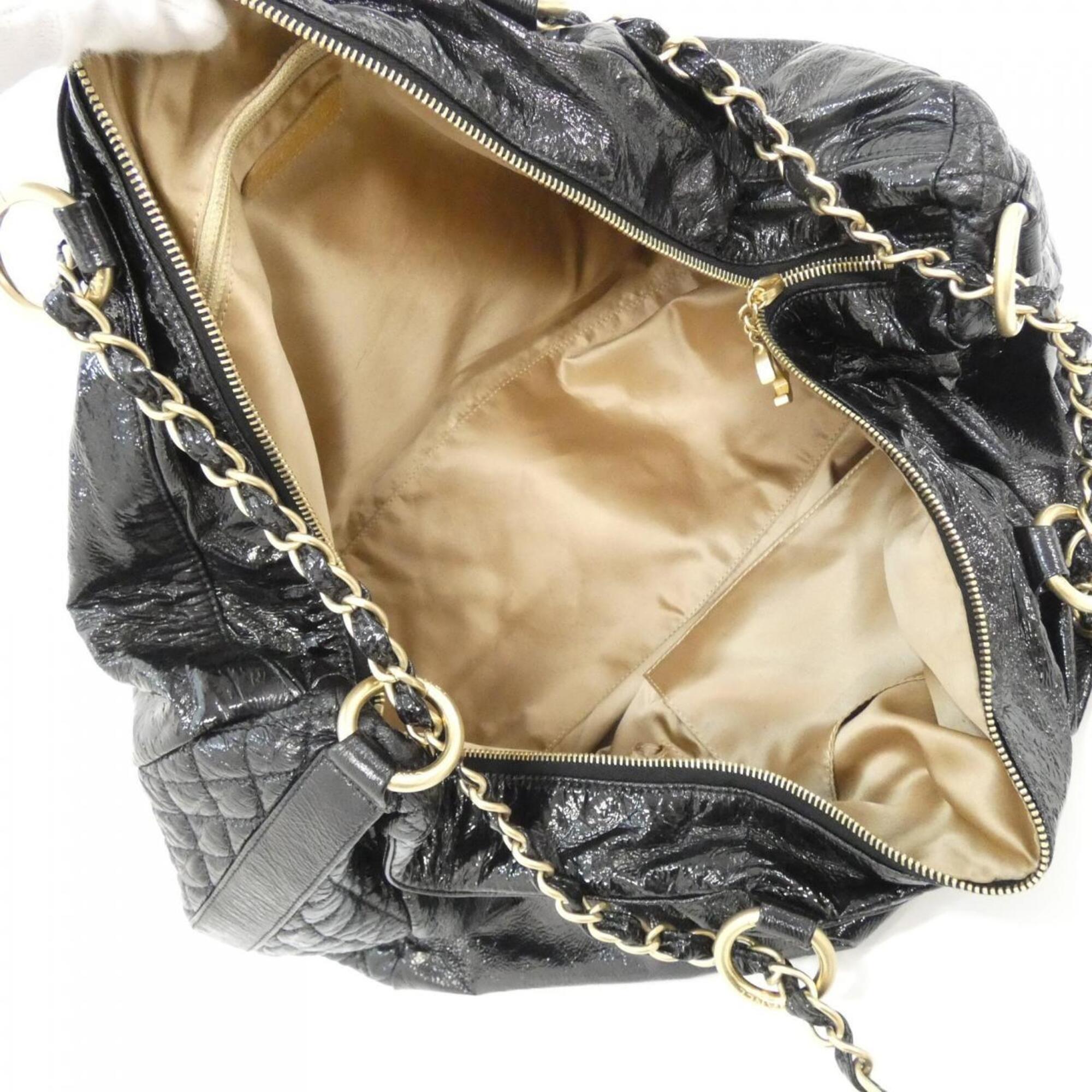 Chanel Black Pvc Shoulder Bag (Pre-Owned)