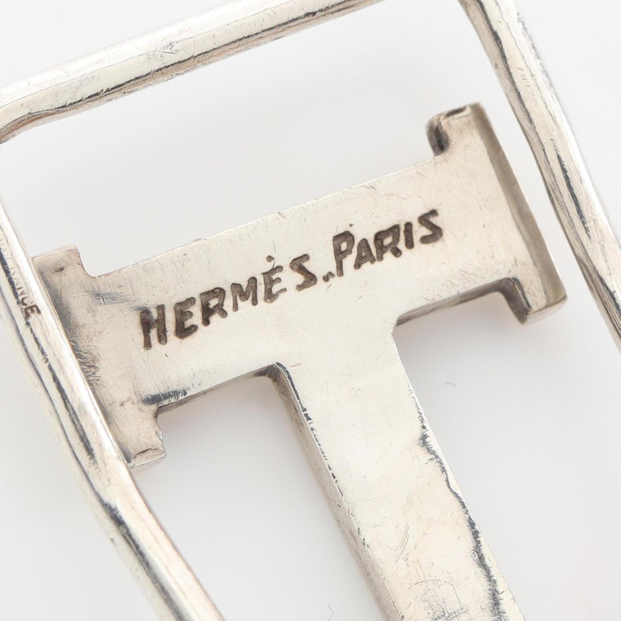 Hermes Silver Silver 925 Money Clip (Pre-Owned)
