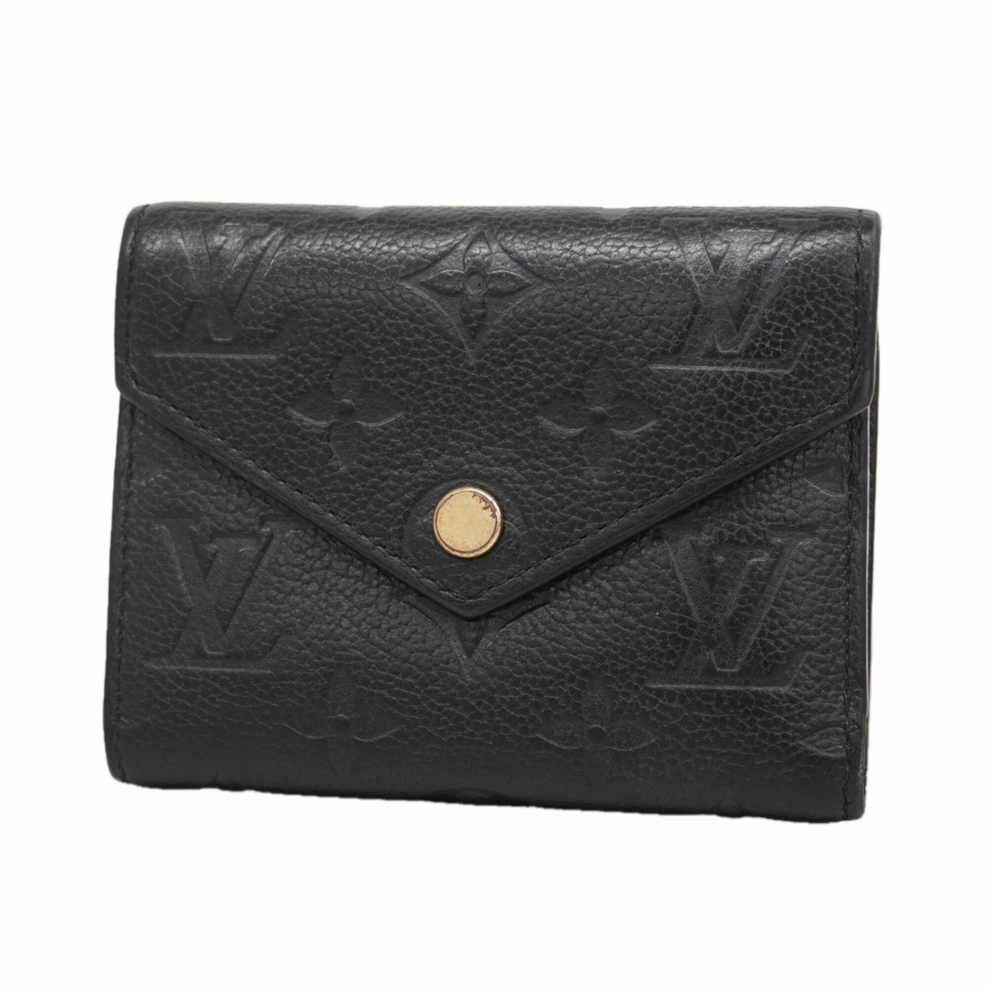 Louis Vuitton Noir Wallet (Tri-Fold) (Pre-Owned)