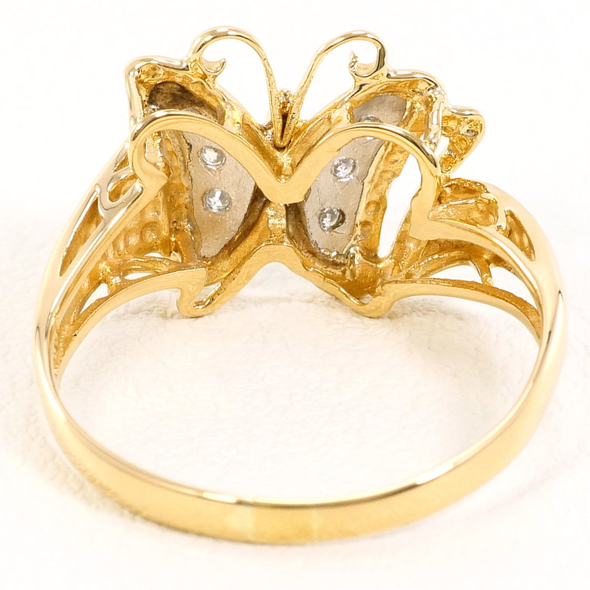 Unbranded Platinum Yellow Gold Yellow Gold (18K) Platinum 900 Band Ring (Pre-Owned)