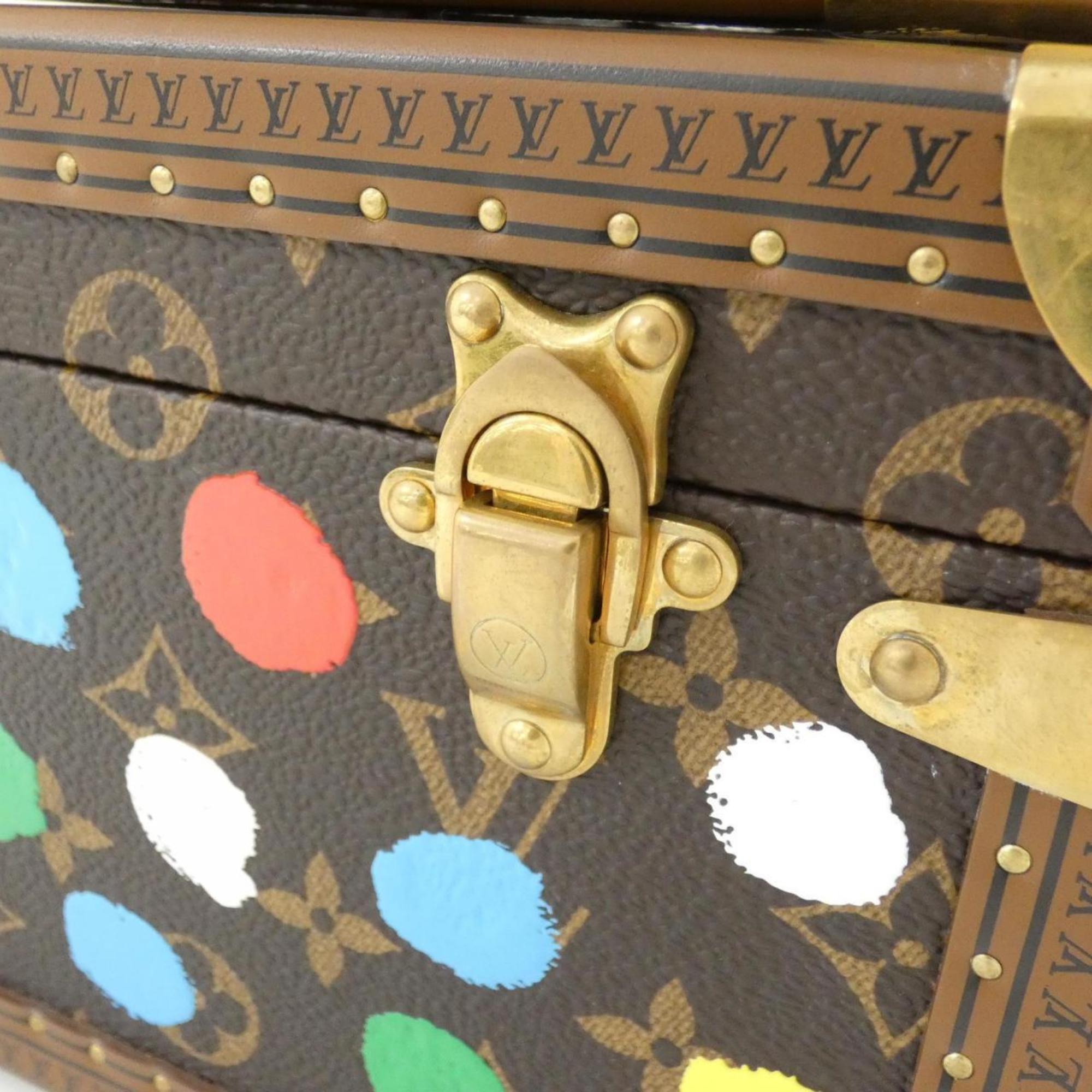 Louis Vuitton Monogram Marron Coated Canvas Boston Bag (Pre-Owned)