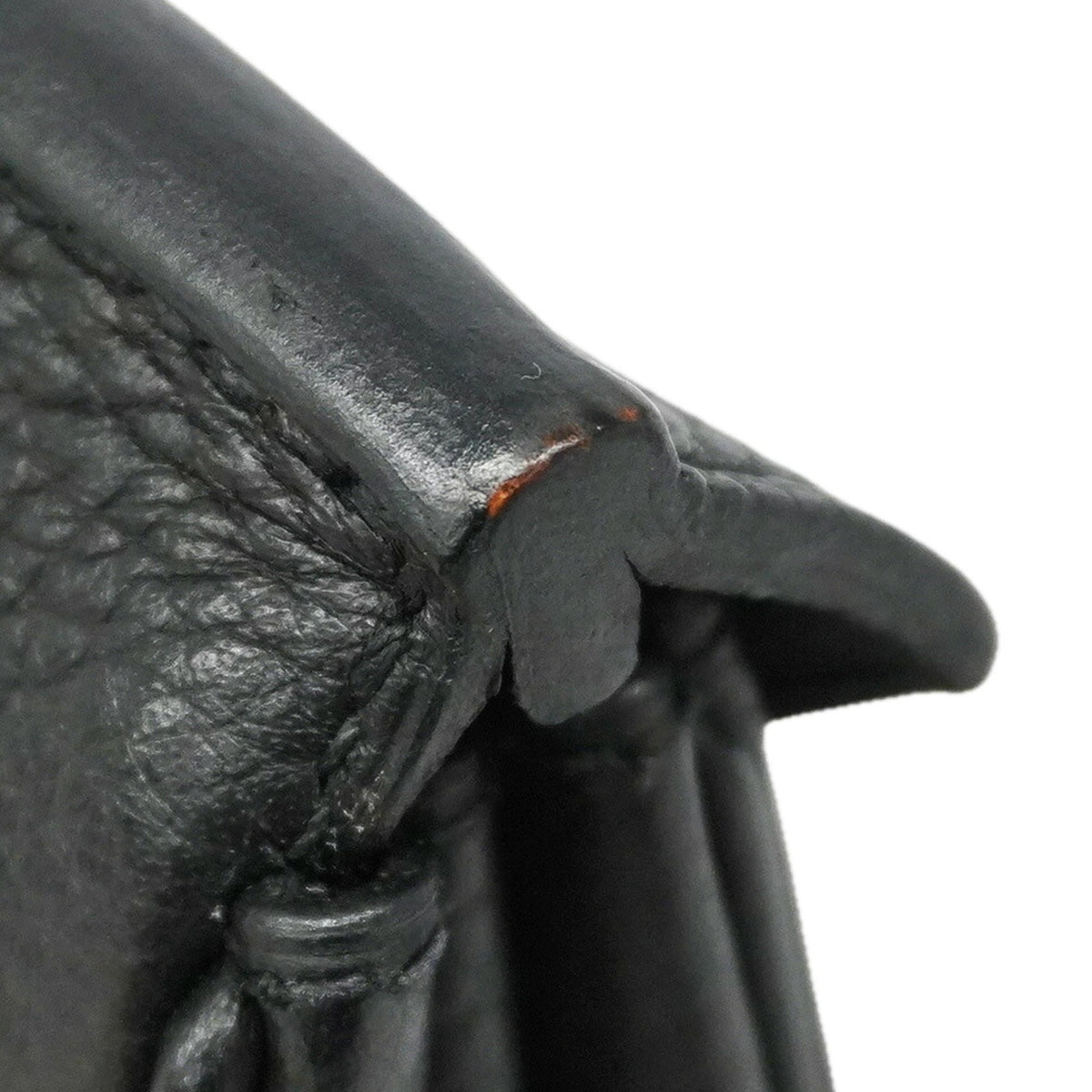Hermes Black Togo Leather Handbag (Pre-Owned)