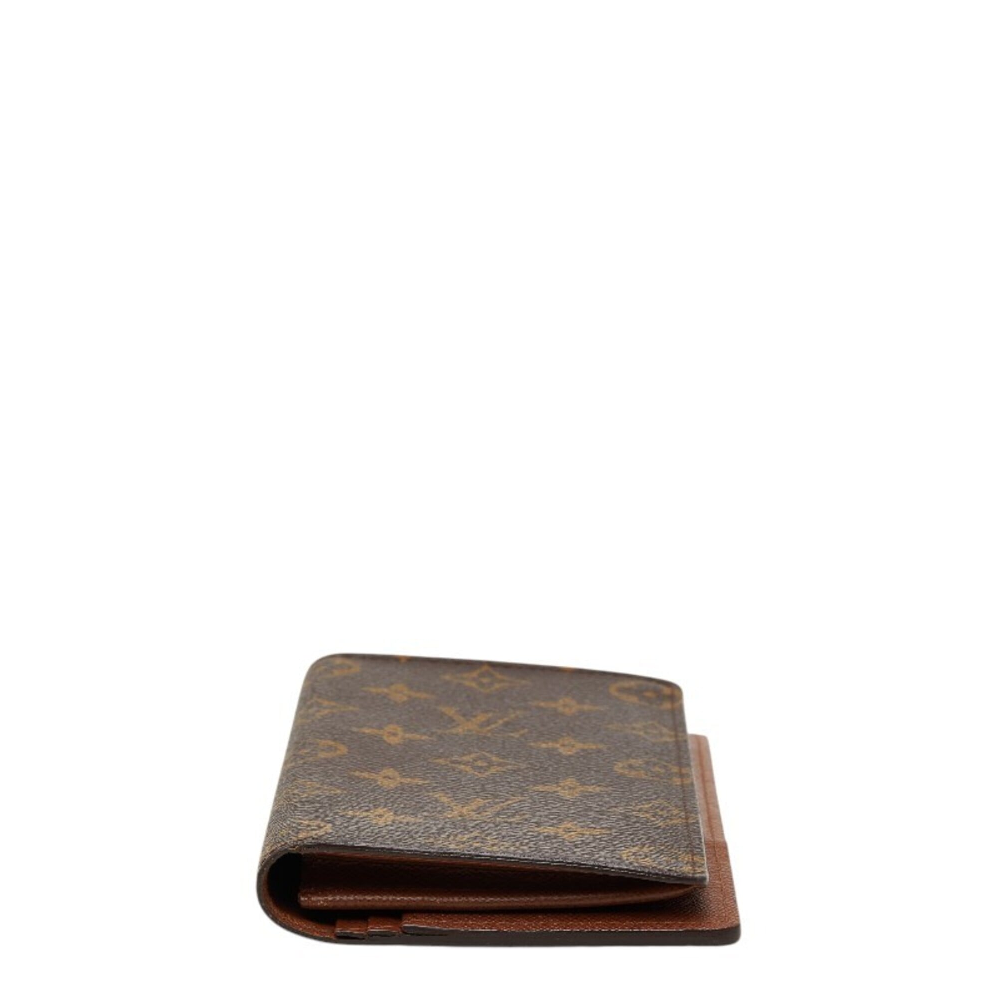 Louis Vuitton Brown Pvc Leather Long Wallet (Bi-Fold) (Pre-Owned)