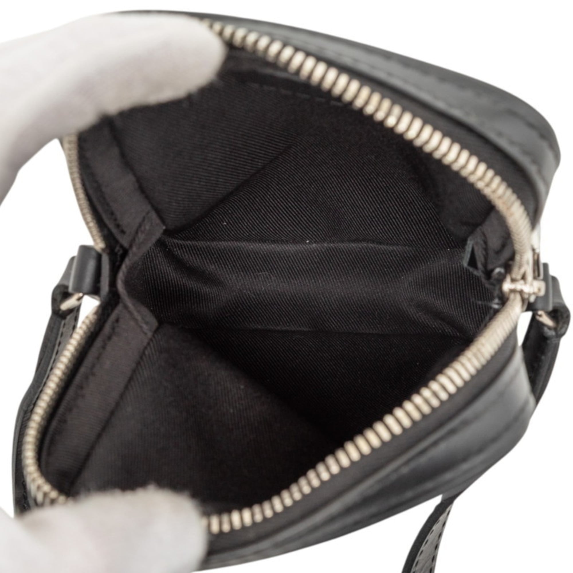 Louis Vuitton Epi Black Yellow Leather Shoulder Bag (Pre-Owned)