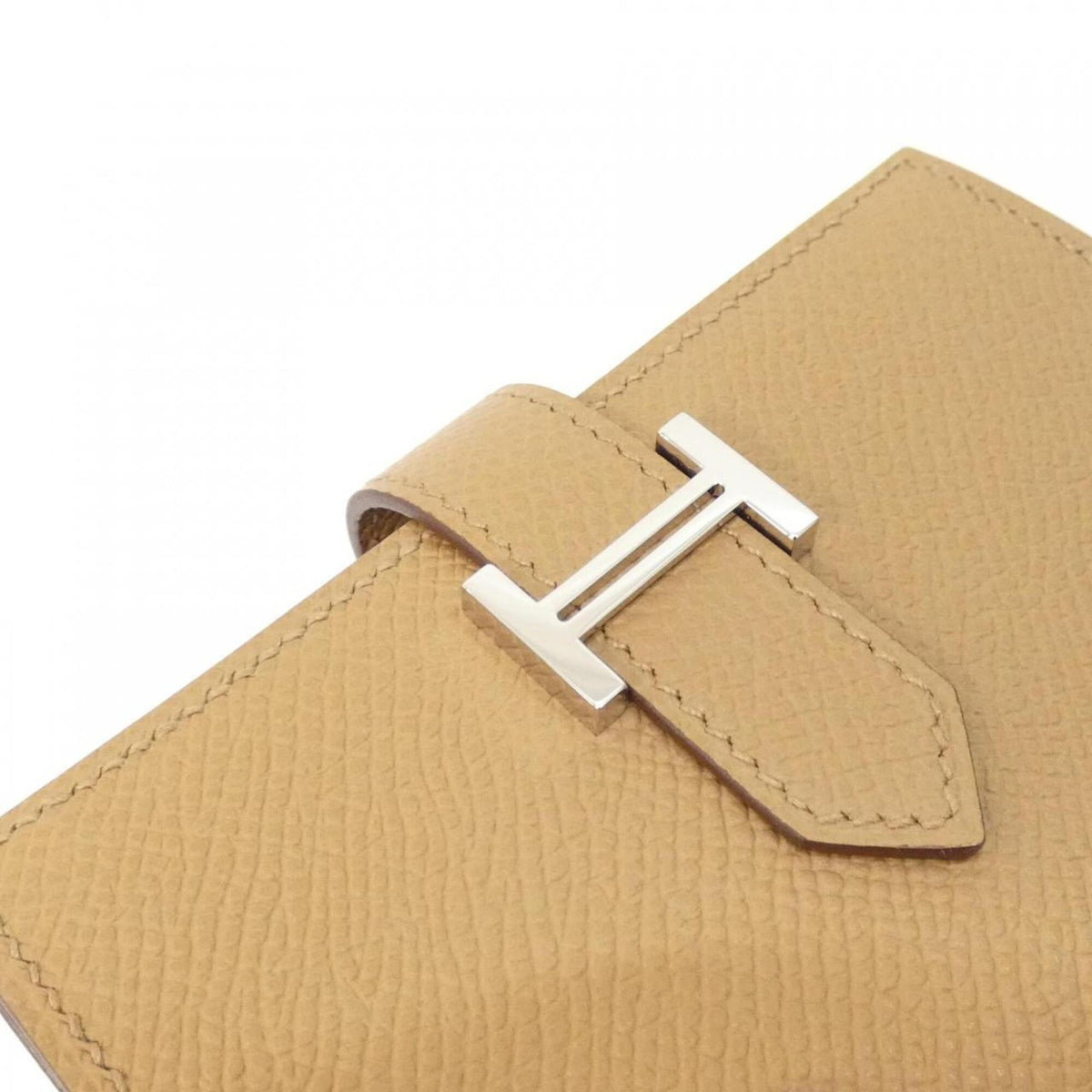 Hermes Biscuit Brown Epsom Leather Wallet (Bi-Fold) (Pre-Owned)