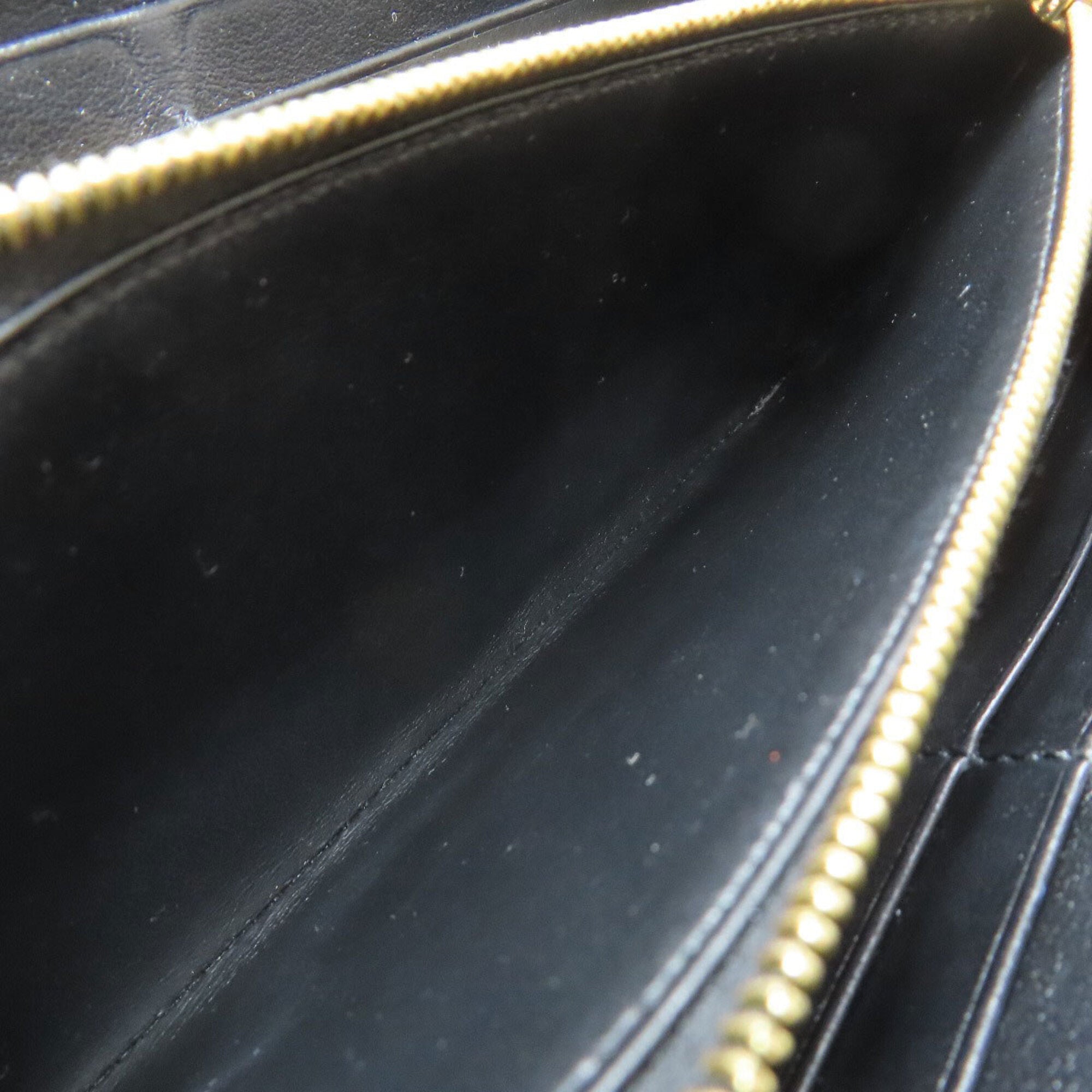 Celine Black Leather Long Wallet (Bi-Fold) (Pre-Owned)