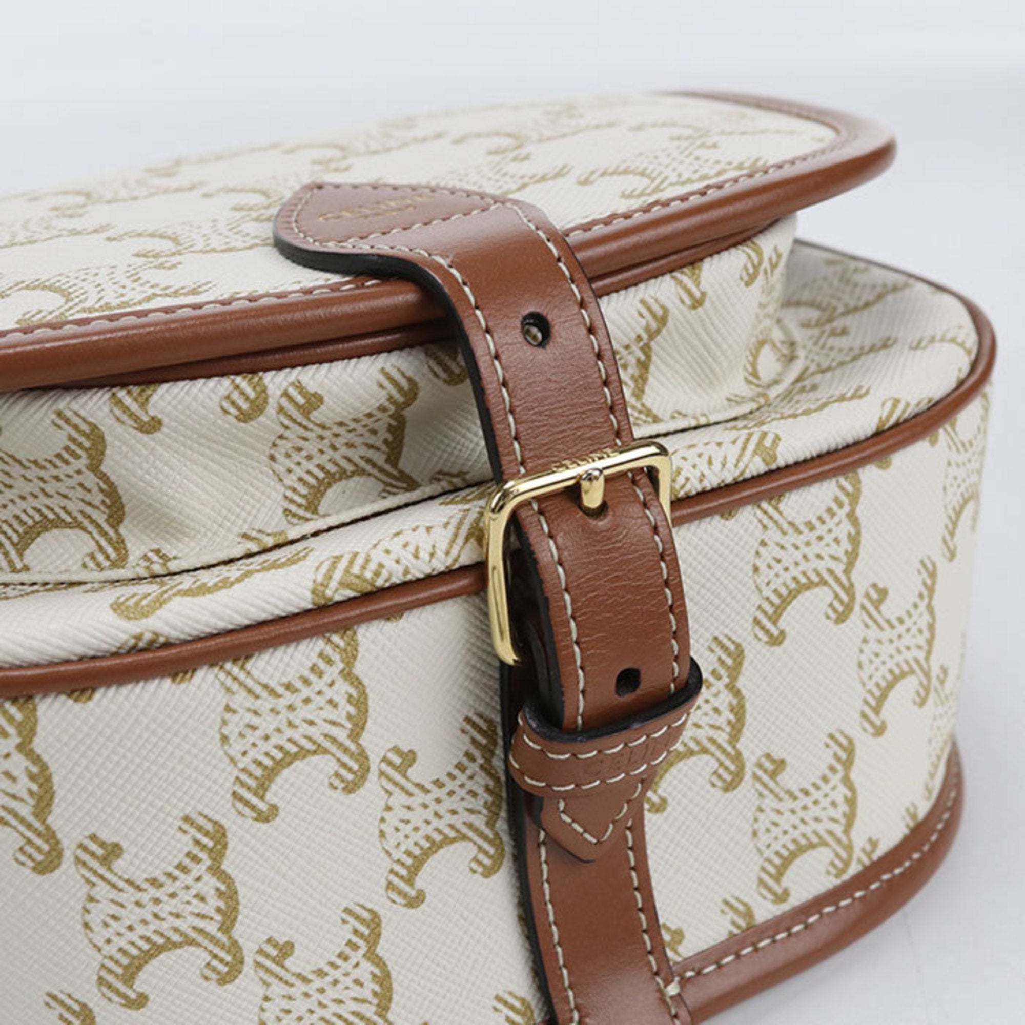 Celine White Pvc Shoulder Bag (Pre-Owned)