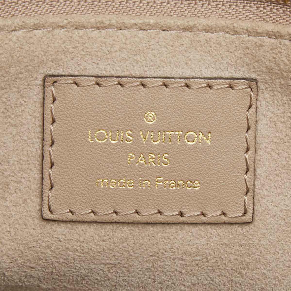 Louis Vuitton Beige Tourterelle Leather Handbag Shoulder Bag (Pre-Owned)