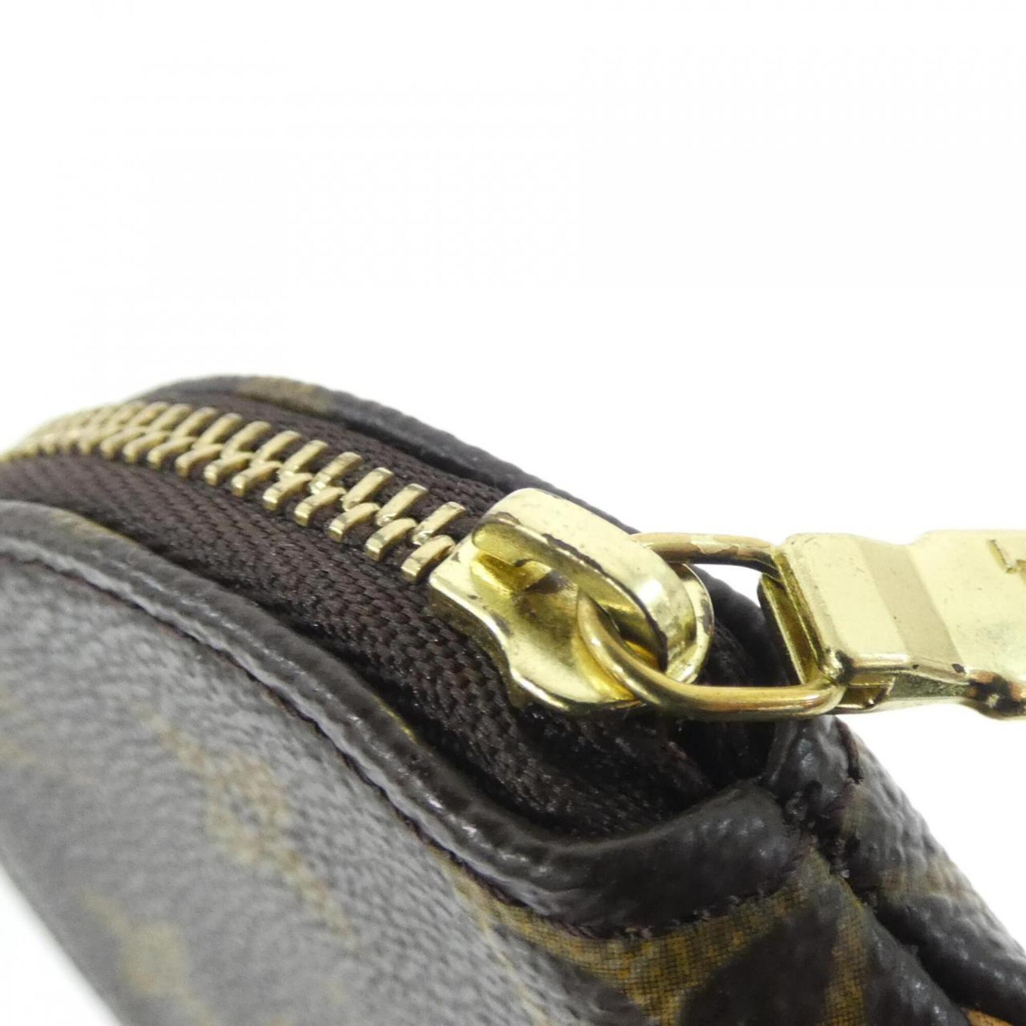 Louis Vuitton Marron Monogram Coated Canvas Coin Purse/Coin Case (Pre-Owned)