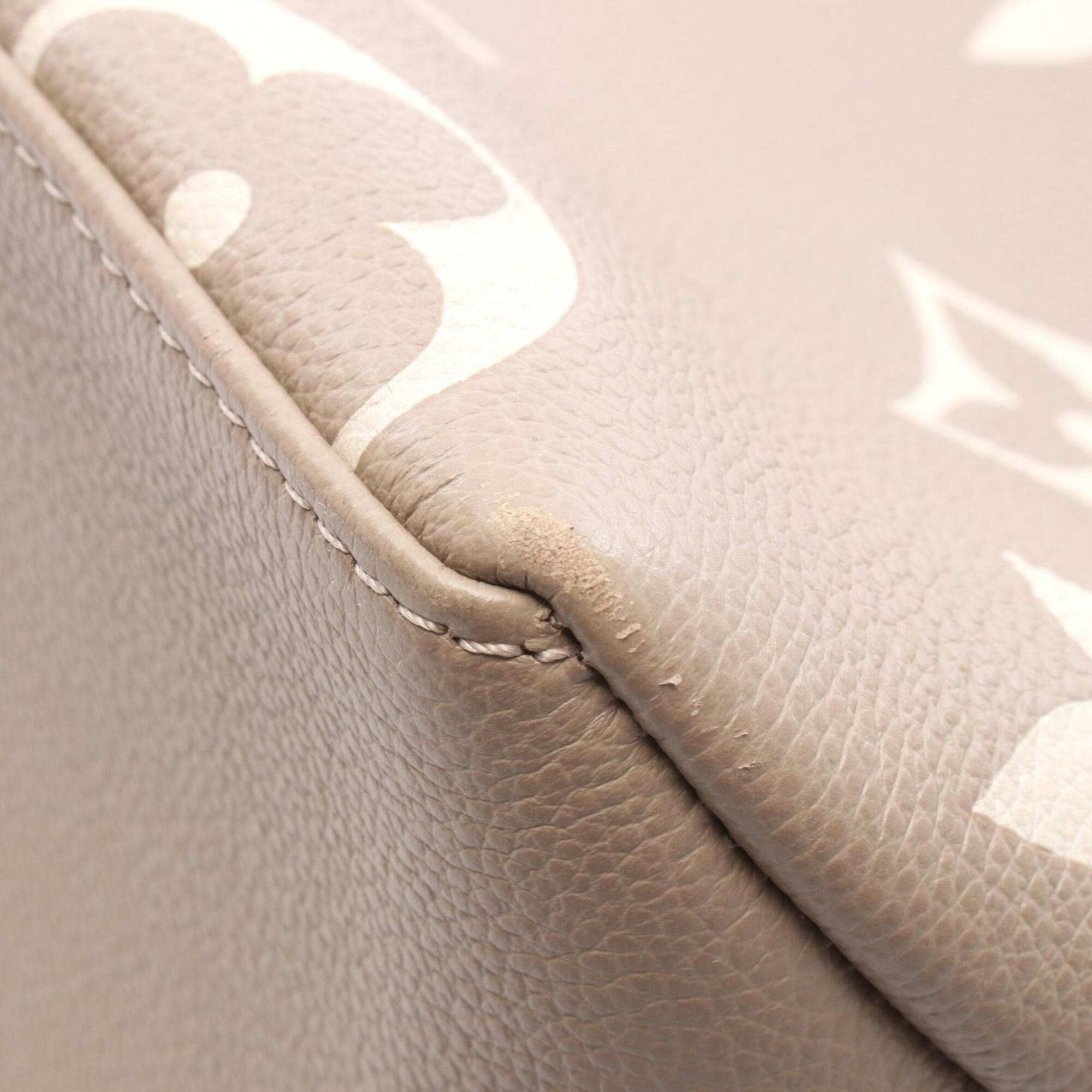 Louis Vuitton Beige Tourterelle Monogram Empreinte Leather Handbag (Pre-Owned)