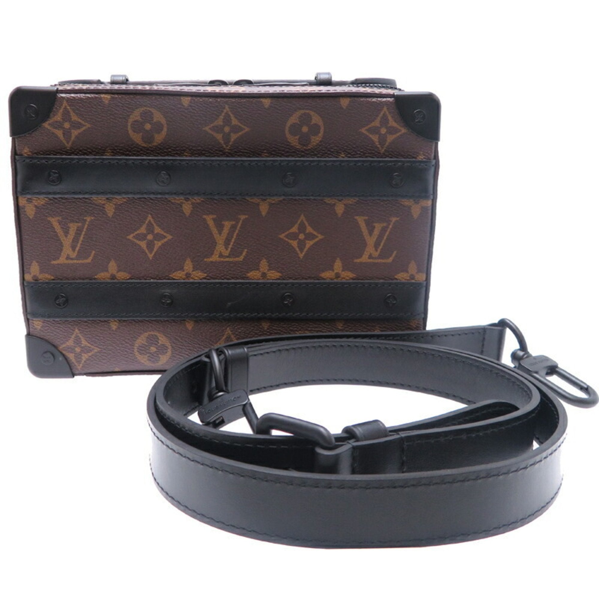 Louis Vuitton Black Brown Monogram Shoulder Bag (Pre-Owned)