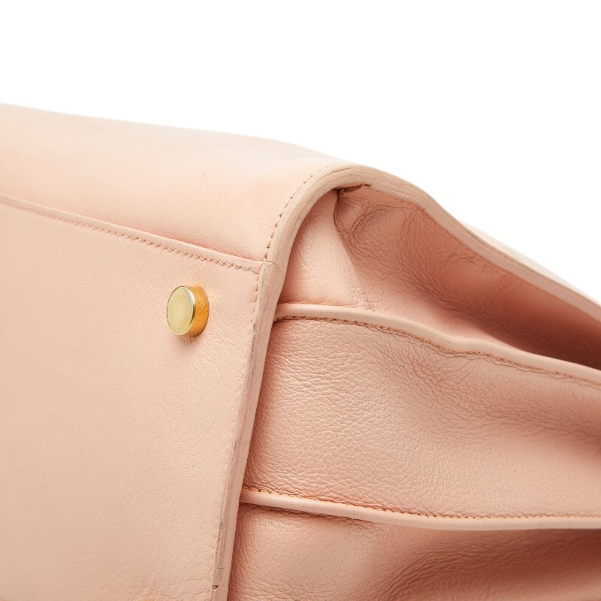 Saint Laurent Pink Leather Handbag Shoulder Bag (Pre-Owned)