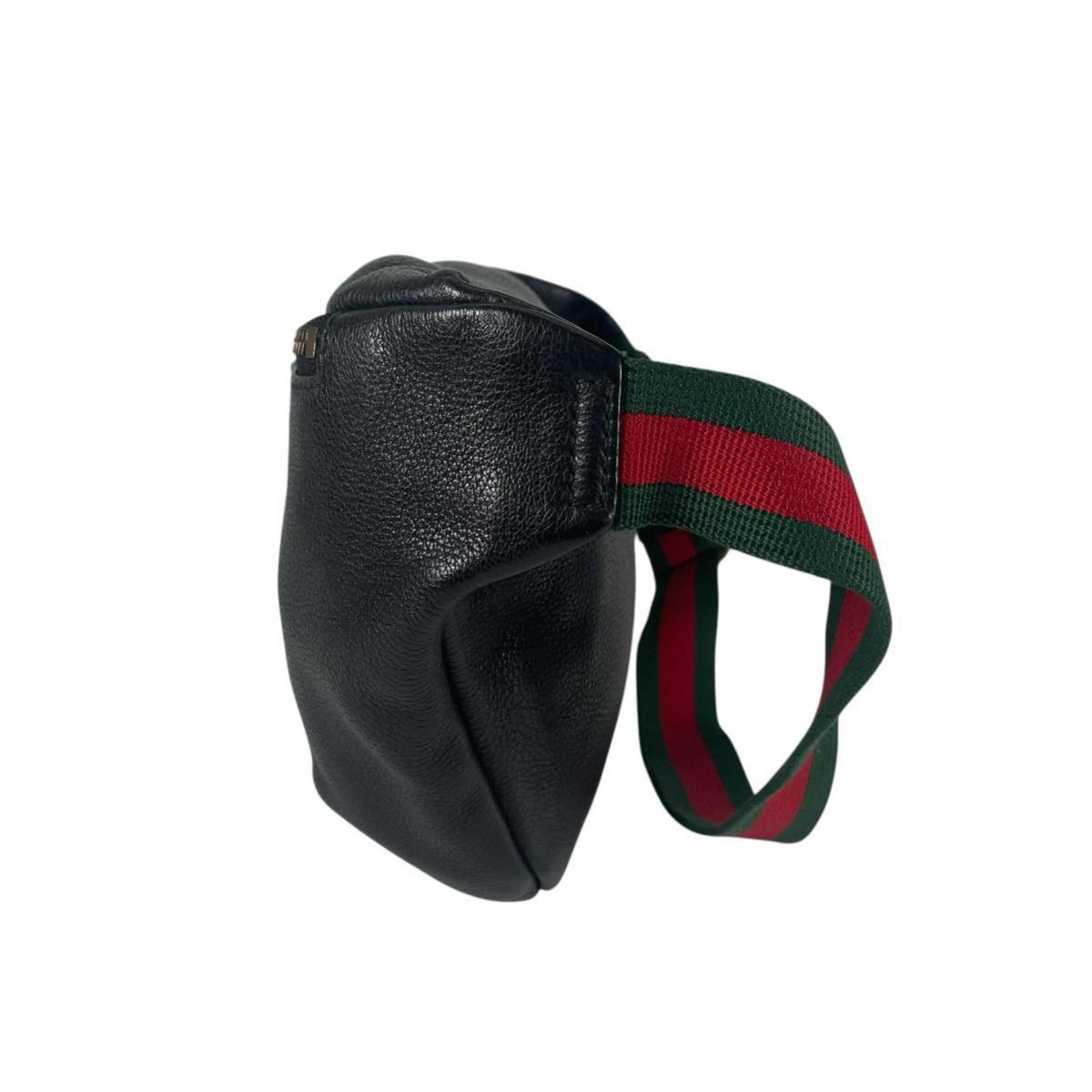 Gucci Black Leather Fanny Pack Sling Bag (Pre-Owned)