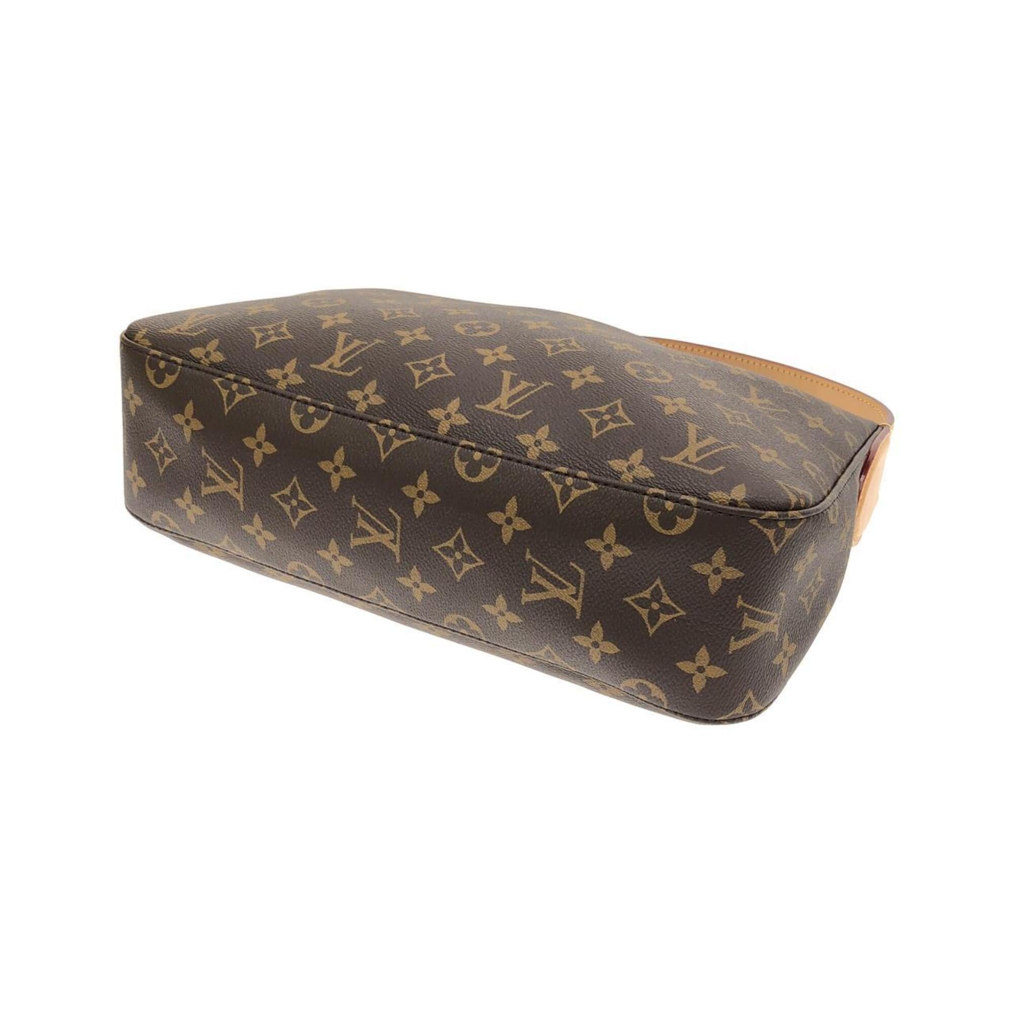 Louis Vuitton Monogram Marron Coated Canvas Shoulder Bag (Pre-Owned)