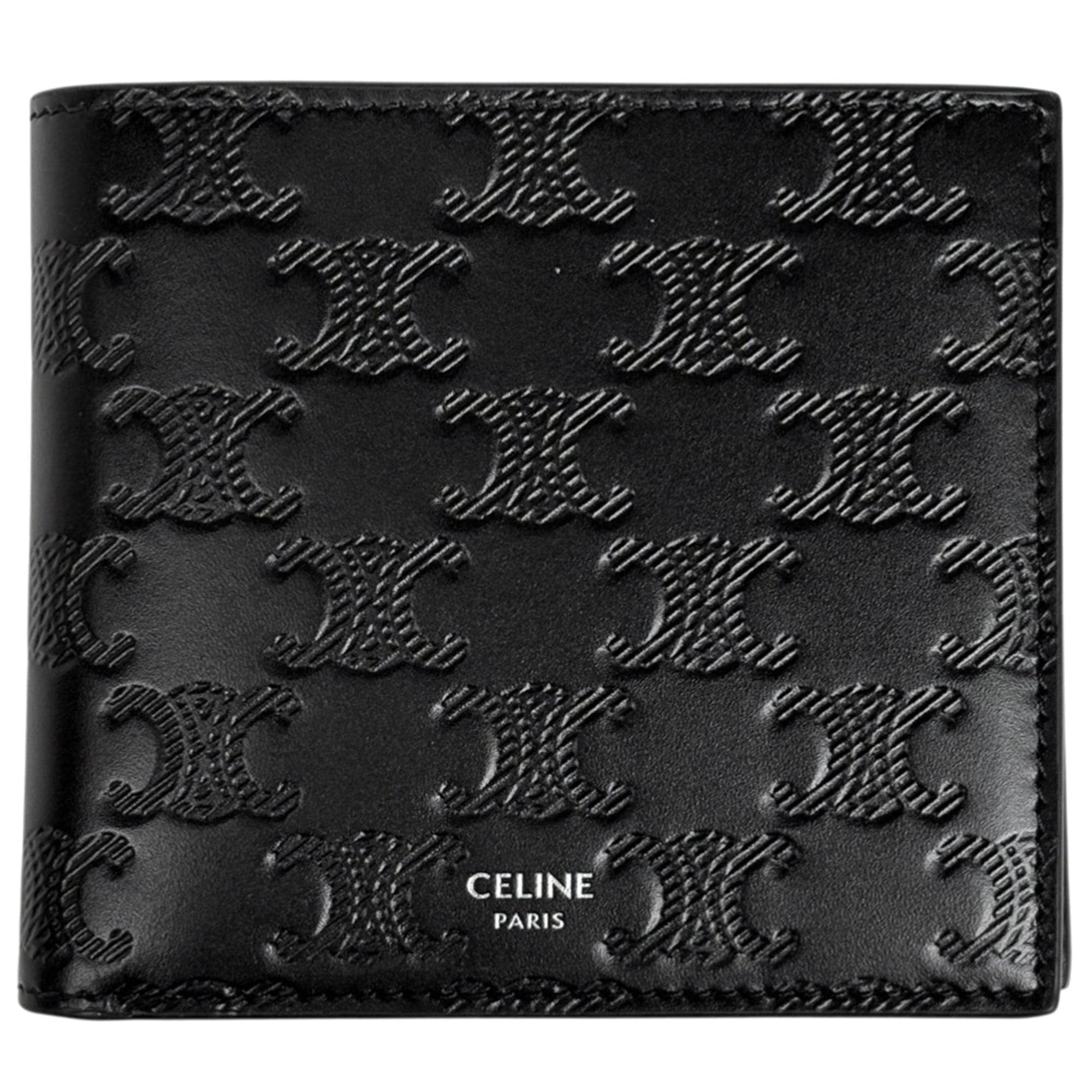 Celine Black Leather Wallet (Bi-Fold) (Pre-Owned)