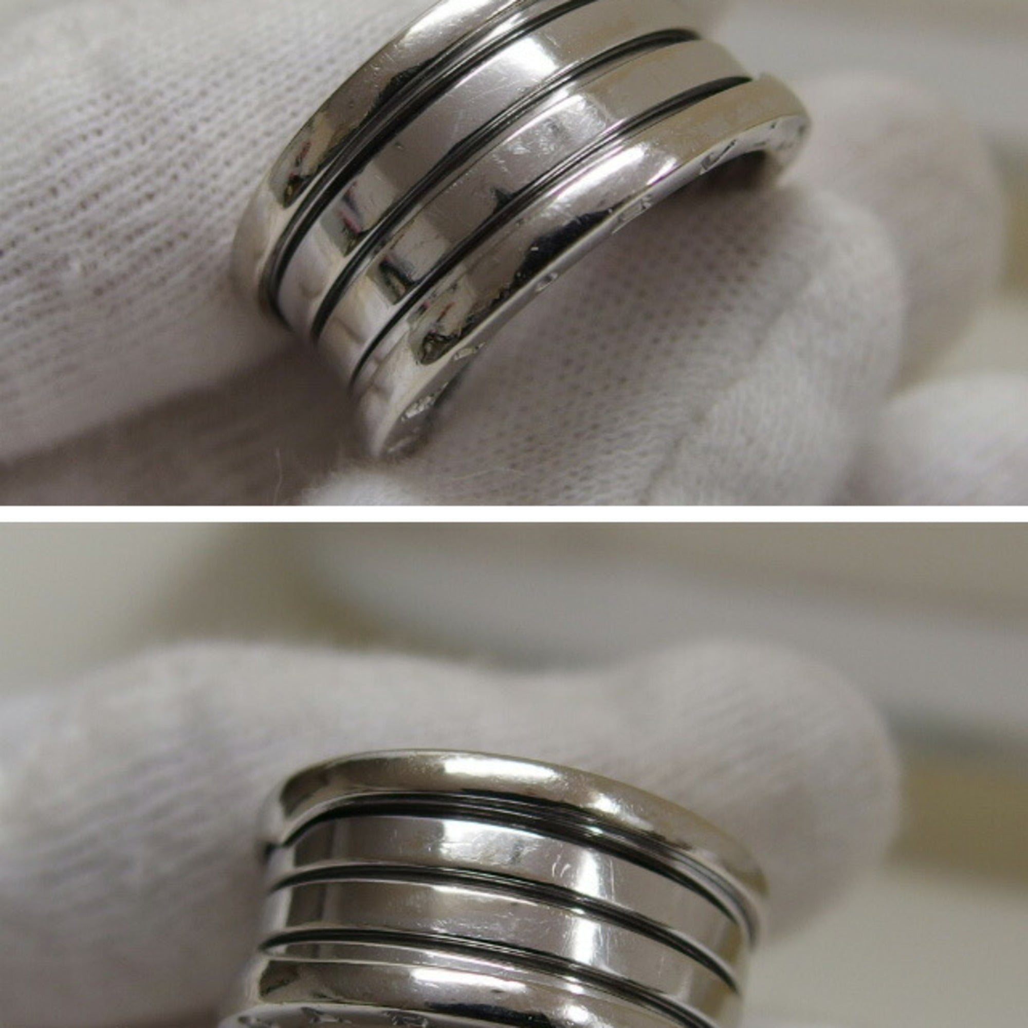 Bvlgari White Gold (18K) Band Ring (Pre-Owned)