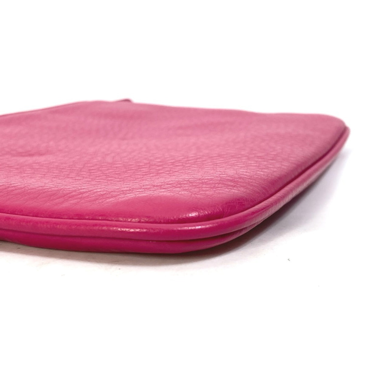 Balenciaga Black Pink Leather Clutch Bag Pouch (Pre-Owned)