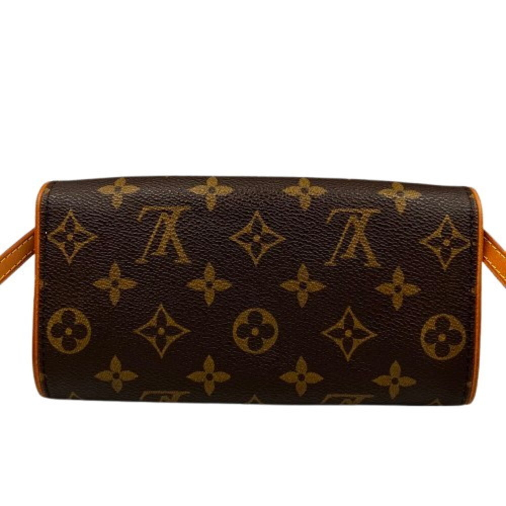 Louis Vuitton Monogram Brown Pvc Pochette Shoulder Bag (Pre-Owned)