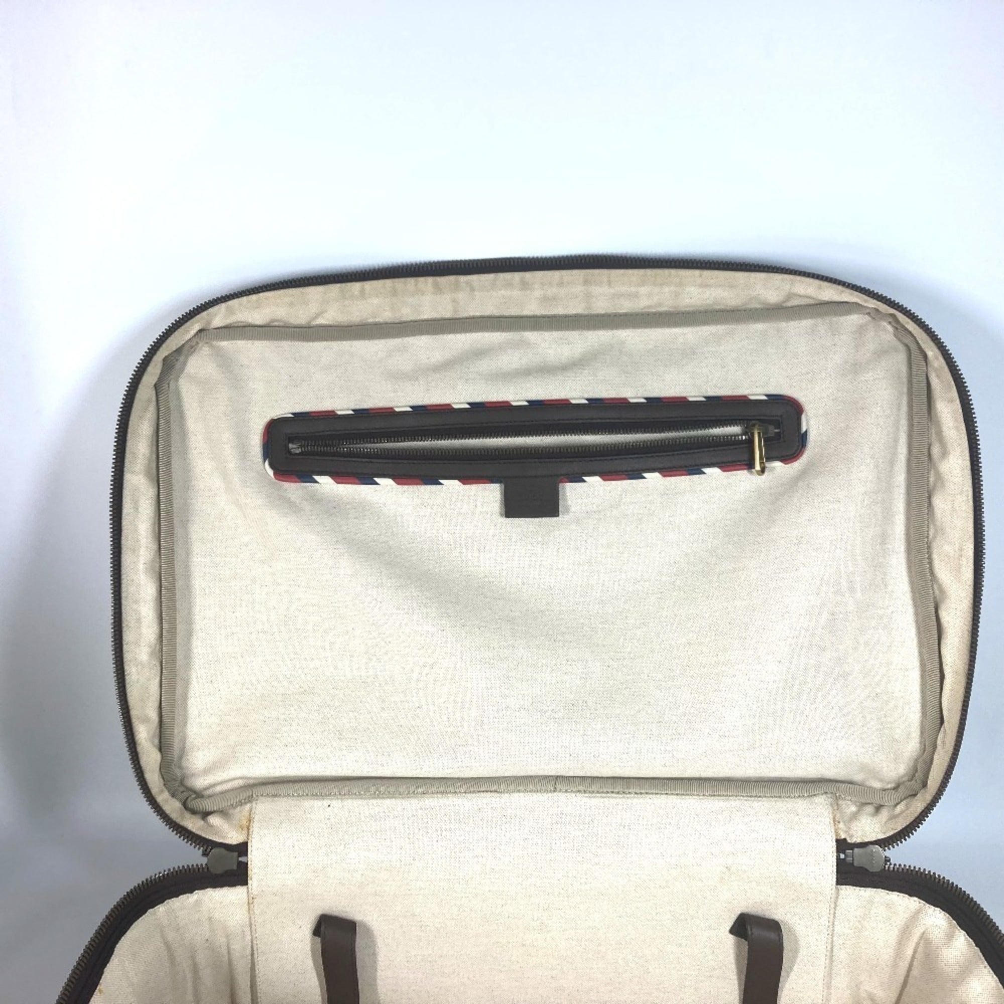 Gucci Beige Multi-Color Gg Supreme Boston Bag (Pre-Owned)