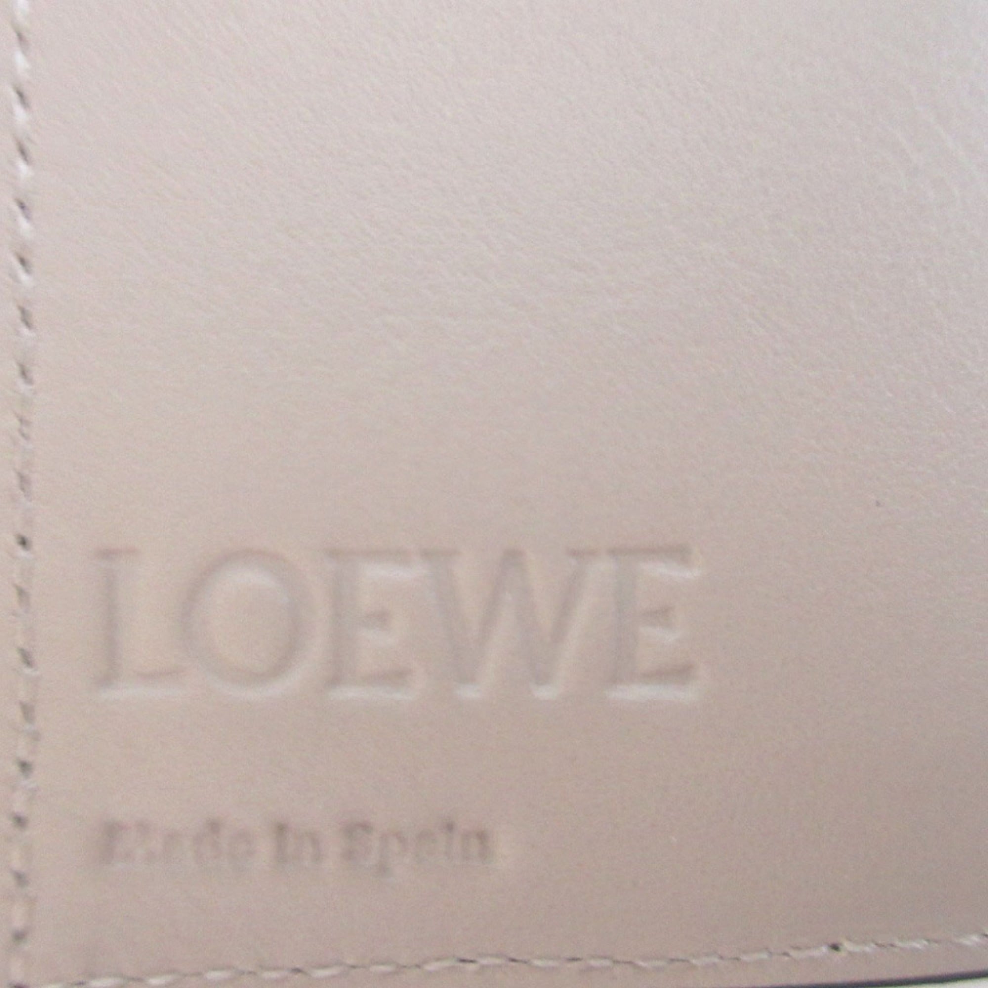 Loewe Green Leather Wallet (Tri-Fold) (Pre-Owned)
