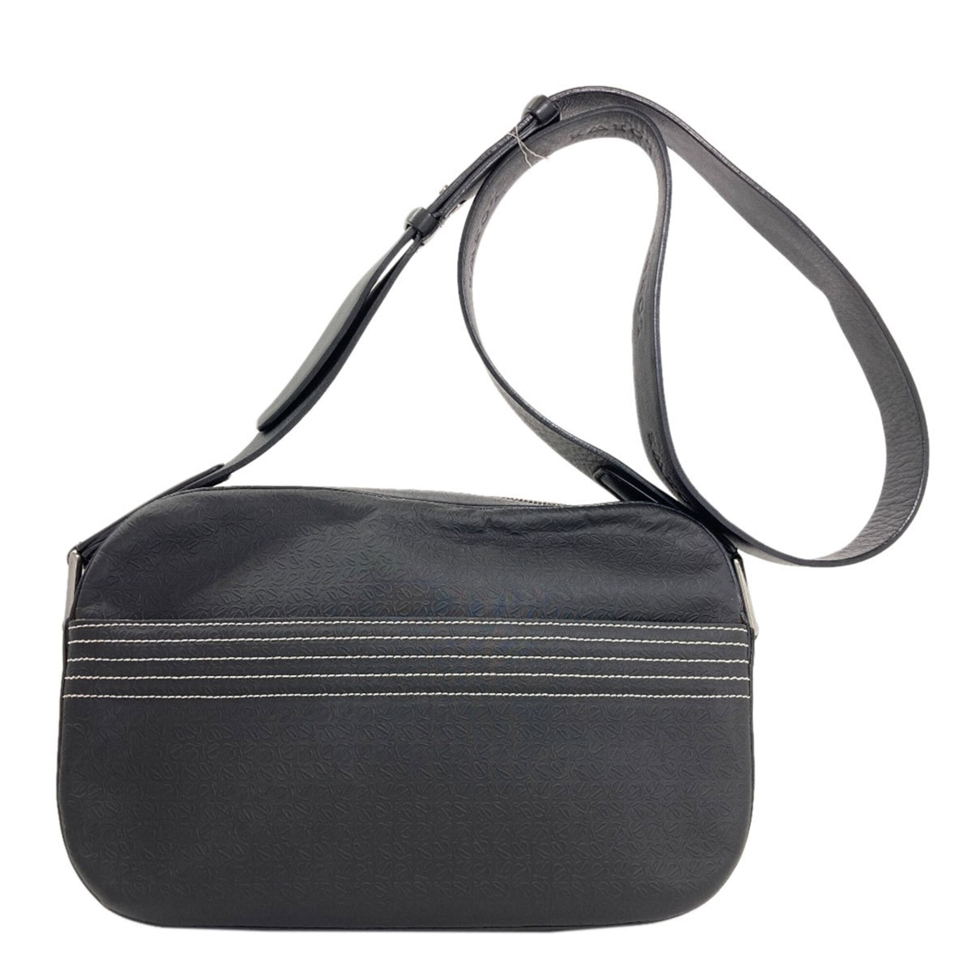 Loewe Black Leather Shoulder Bag (Pre-Owned)