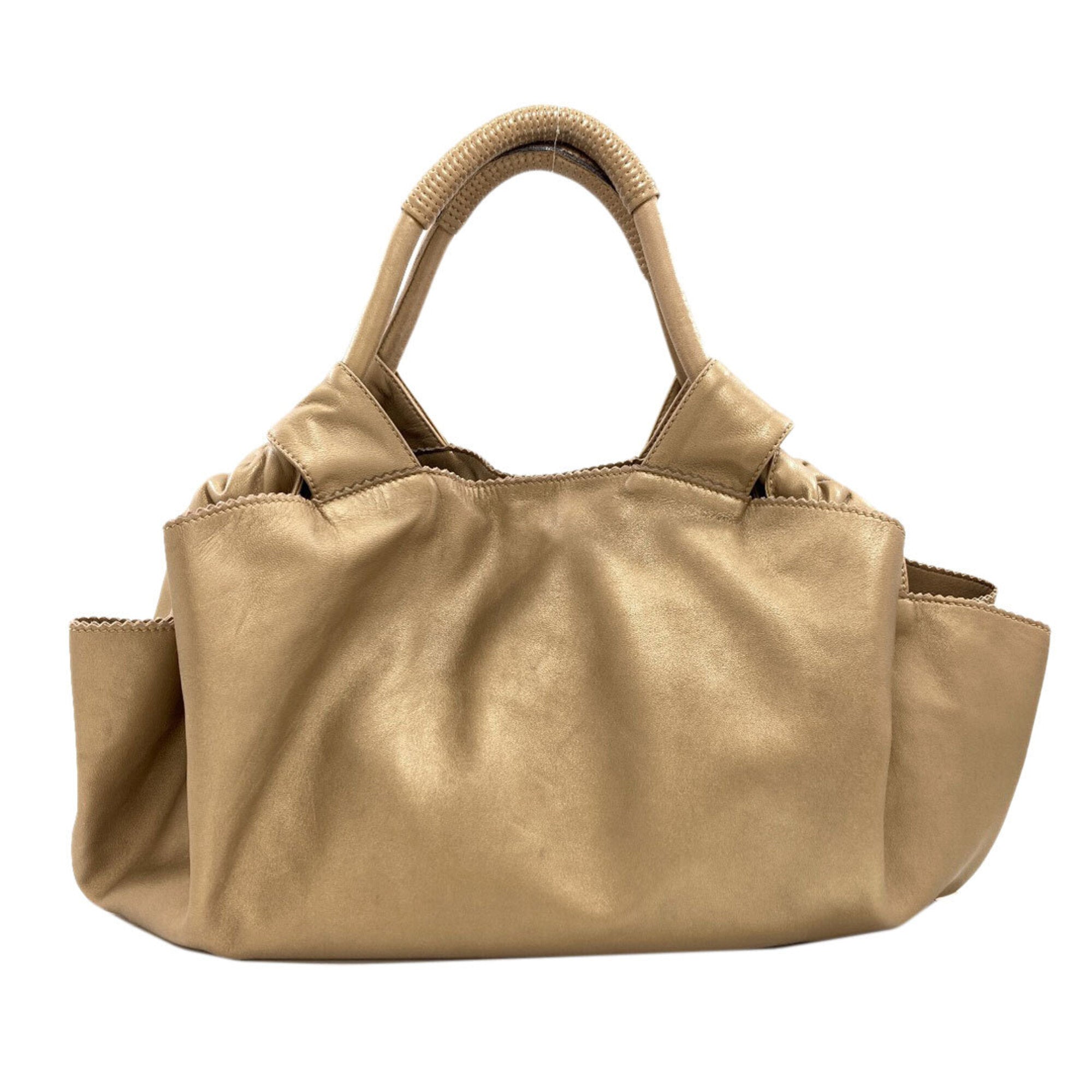 Loewe Gold Leather Handbag (Pre-Owned)