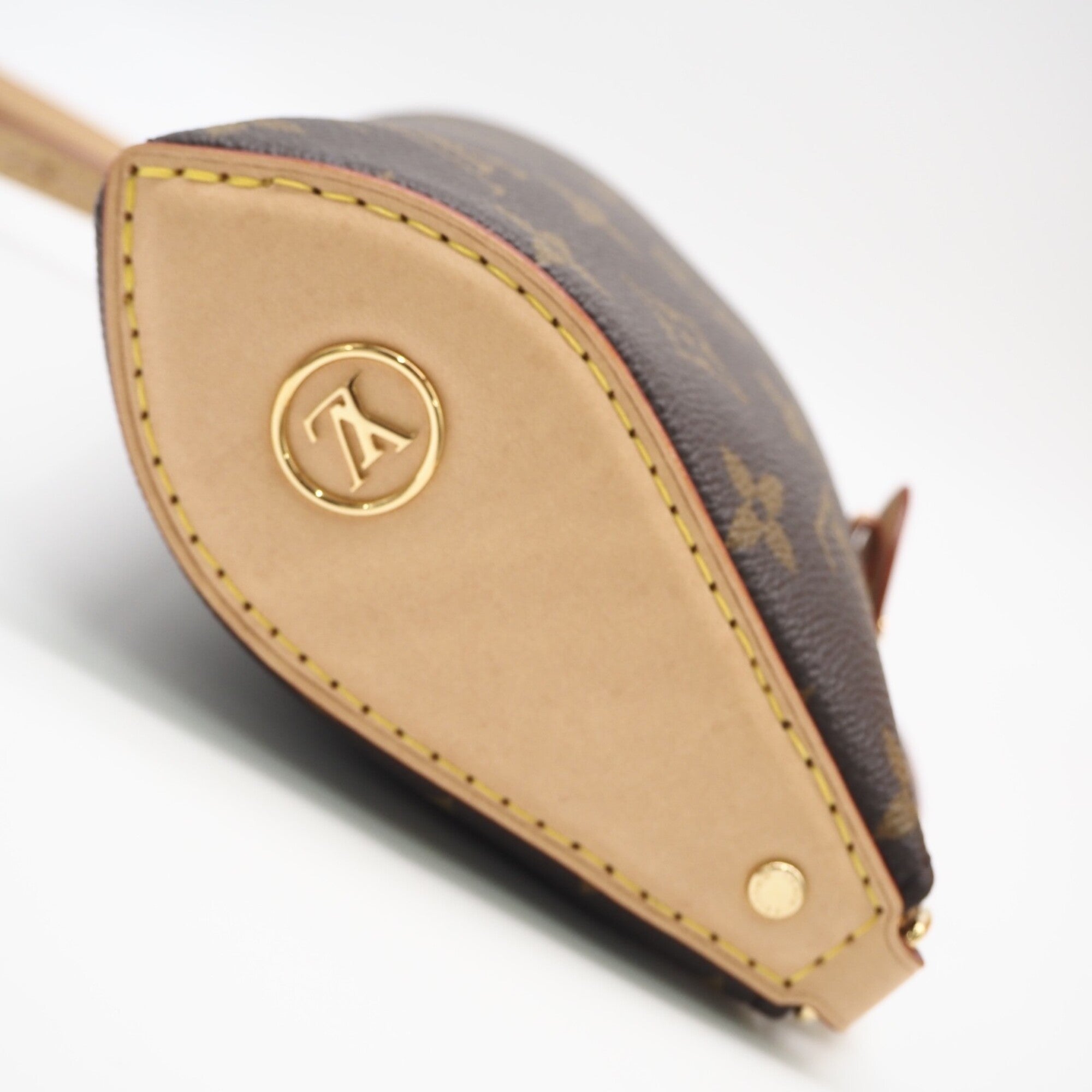 Louis Vuitton Beige Brown Monogram Monogram Handbag Pochette (Pre-Owned)