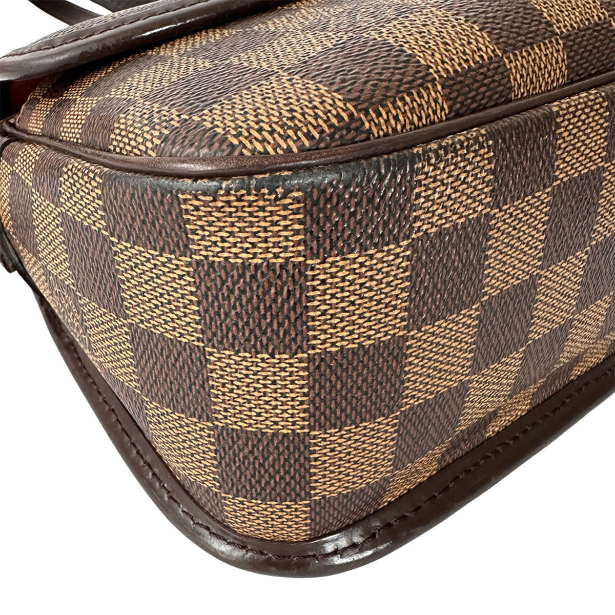 Louis Vuitton Brown Damier Canvas Handbag Shoulder Bag (Pre-Owned)