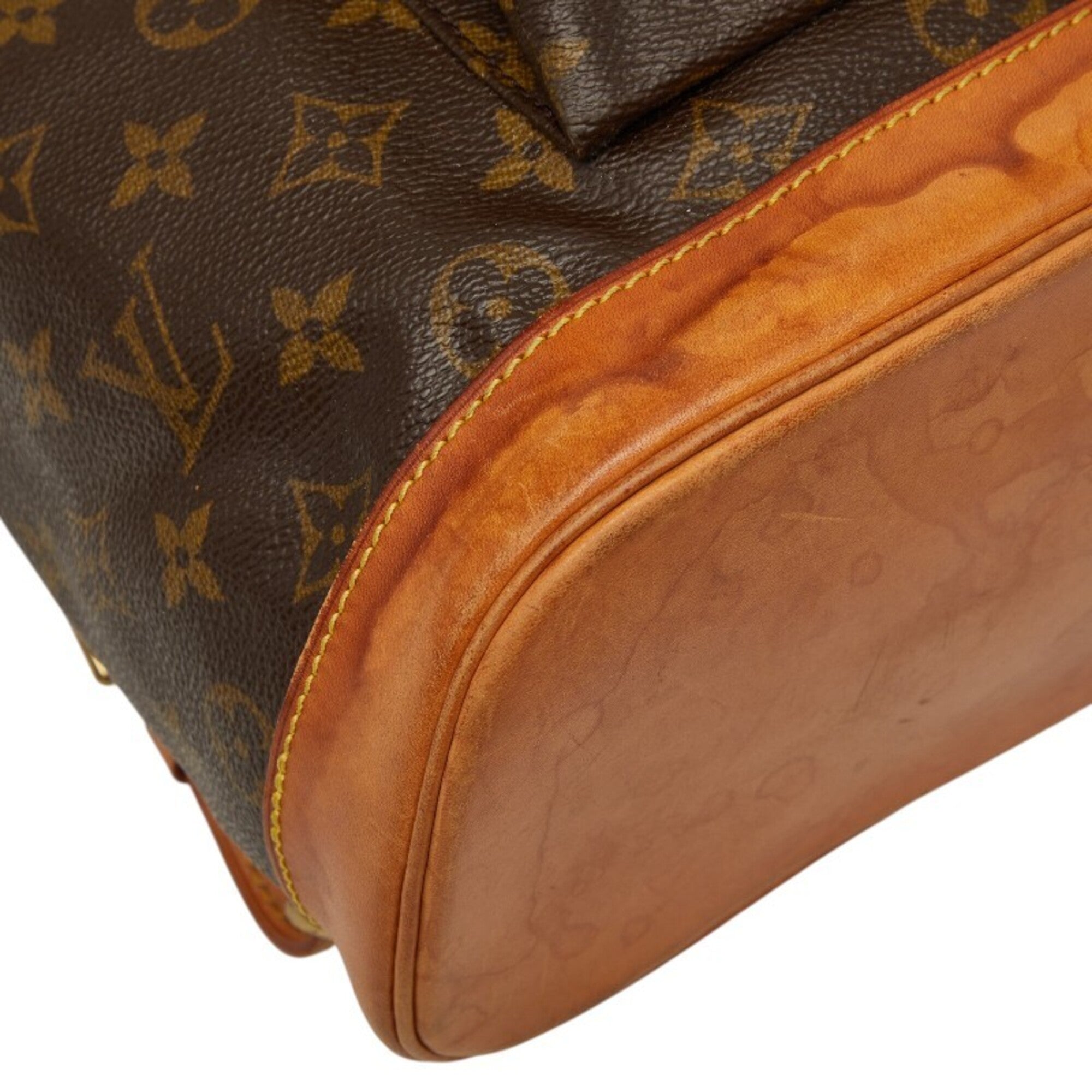 Louis Vuitton Brown Pvc Leather Backpack (Pre-Owned)