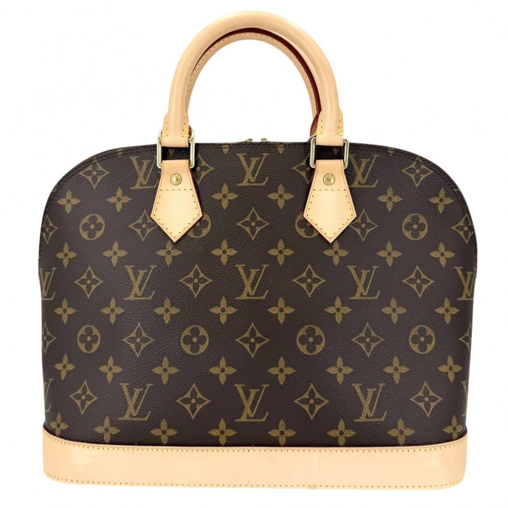 Louis Vuitton Brown Monogram Canvas Handbag (Pre-Owned)