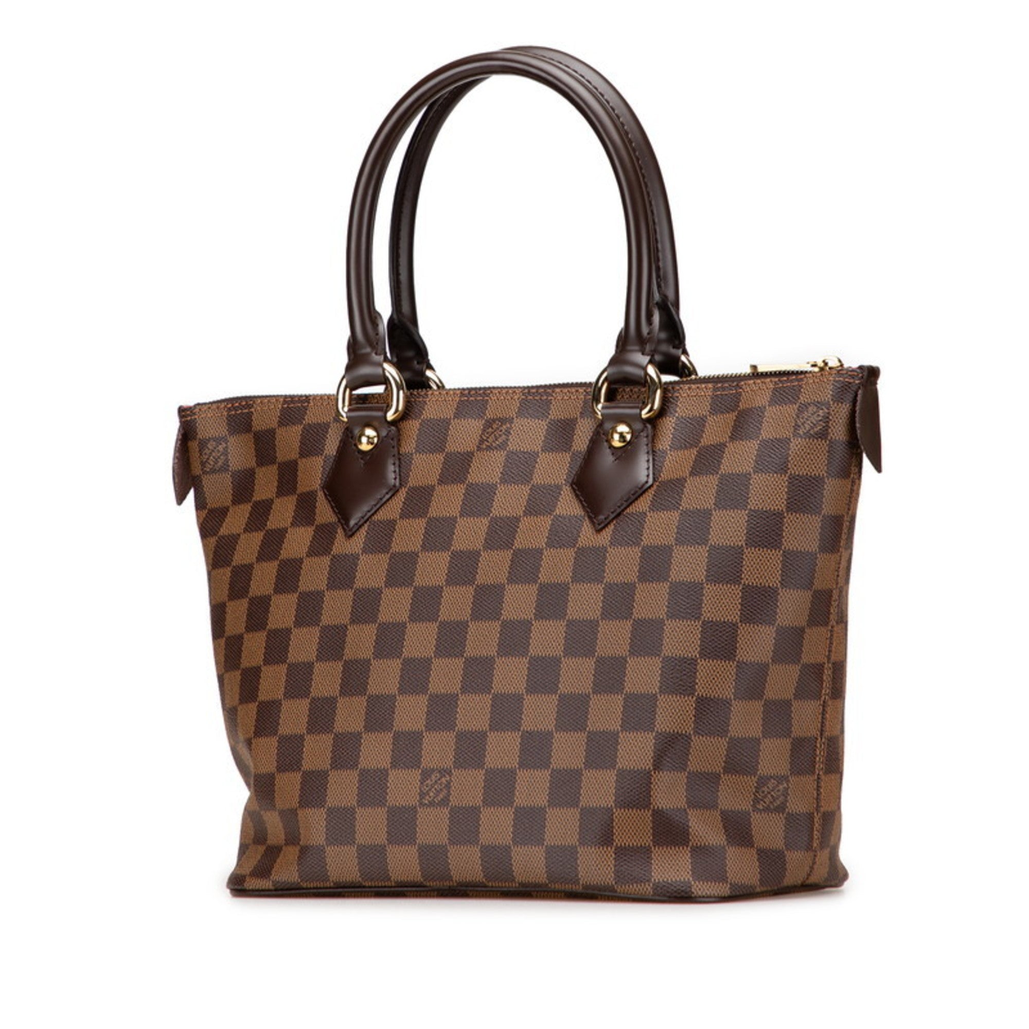 Louis Vuitton Damier Brown Pvc Leather Handbag Tote Bag (Pre-Owned)