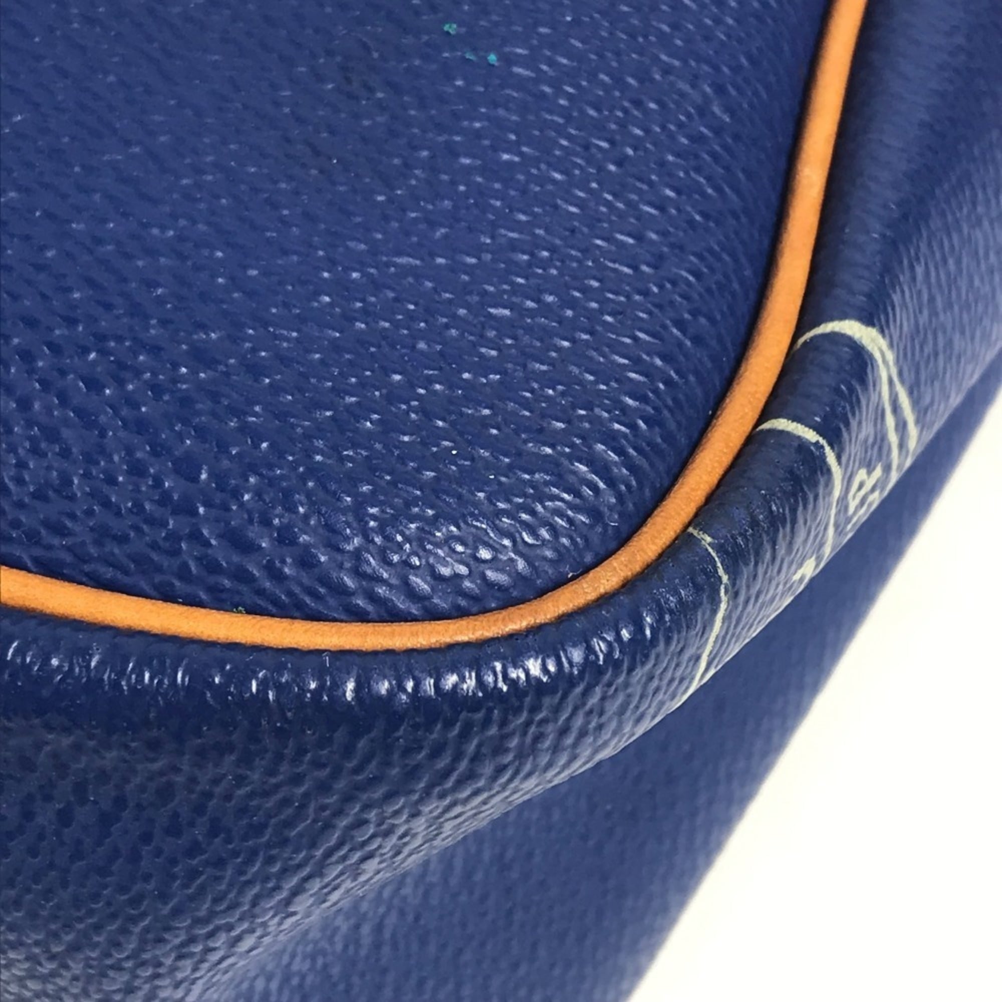 Louis Vuitton Louis Vuitton Cup Blue Leather Pochette Shoulder Bag (Pre-Owned)
