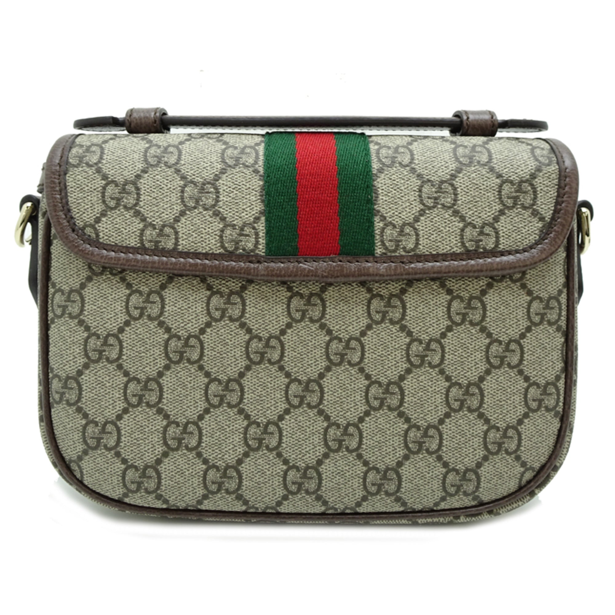 Gucci Beige Gg Supreme Shoulder Bag (Pre-Owned)
