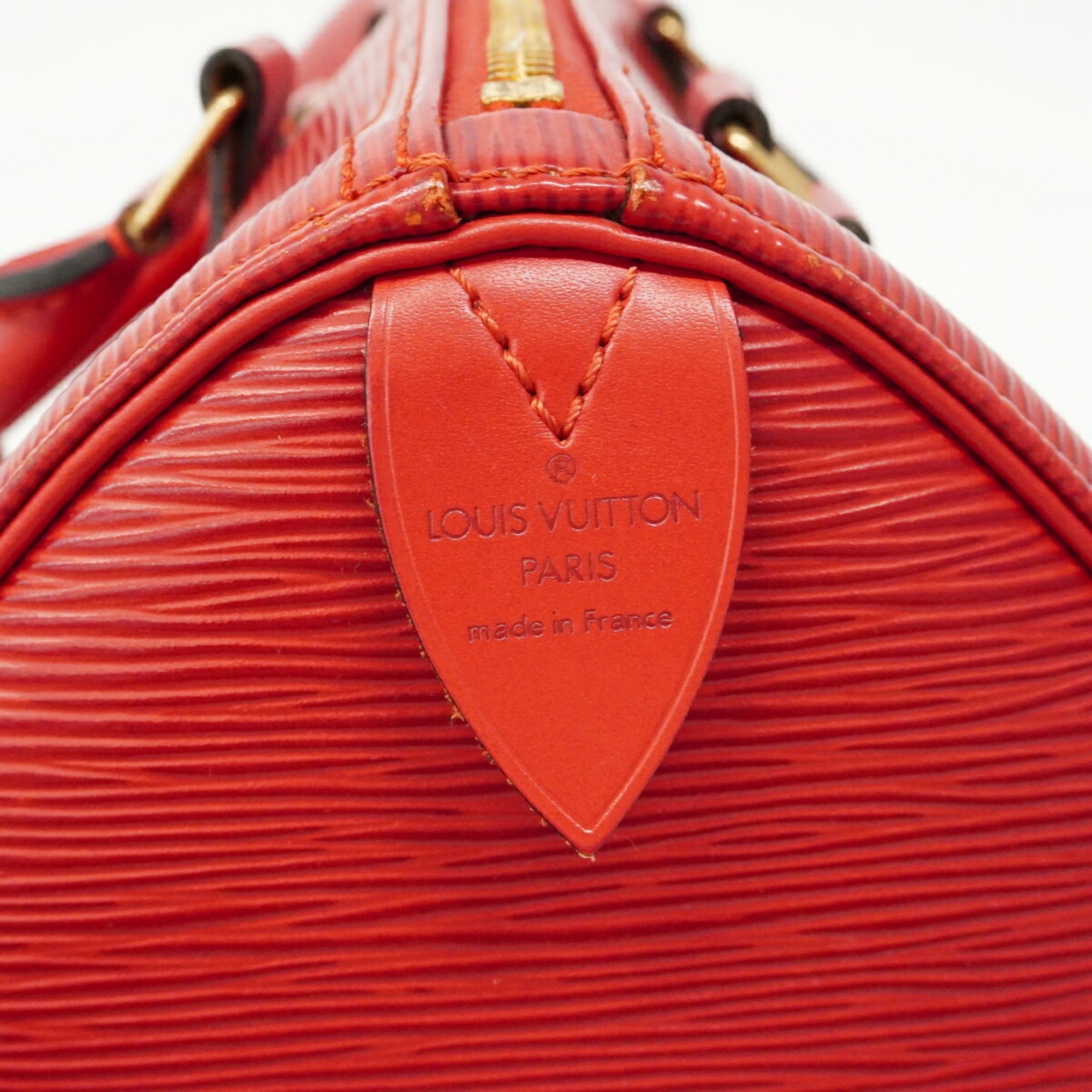 Louis Vuitton Castilian Red Handbag (Pre-Owned)
