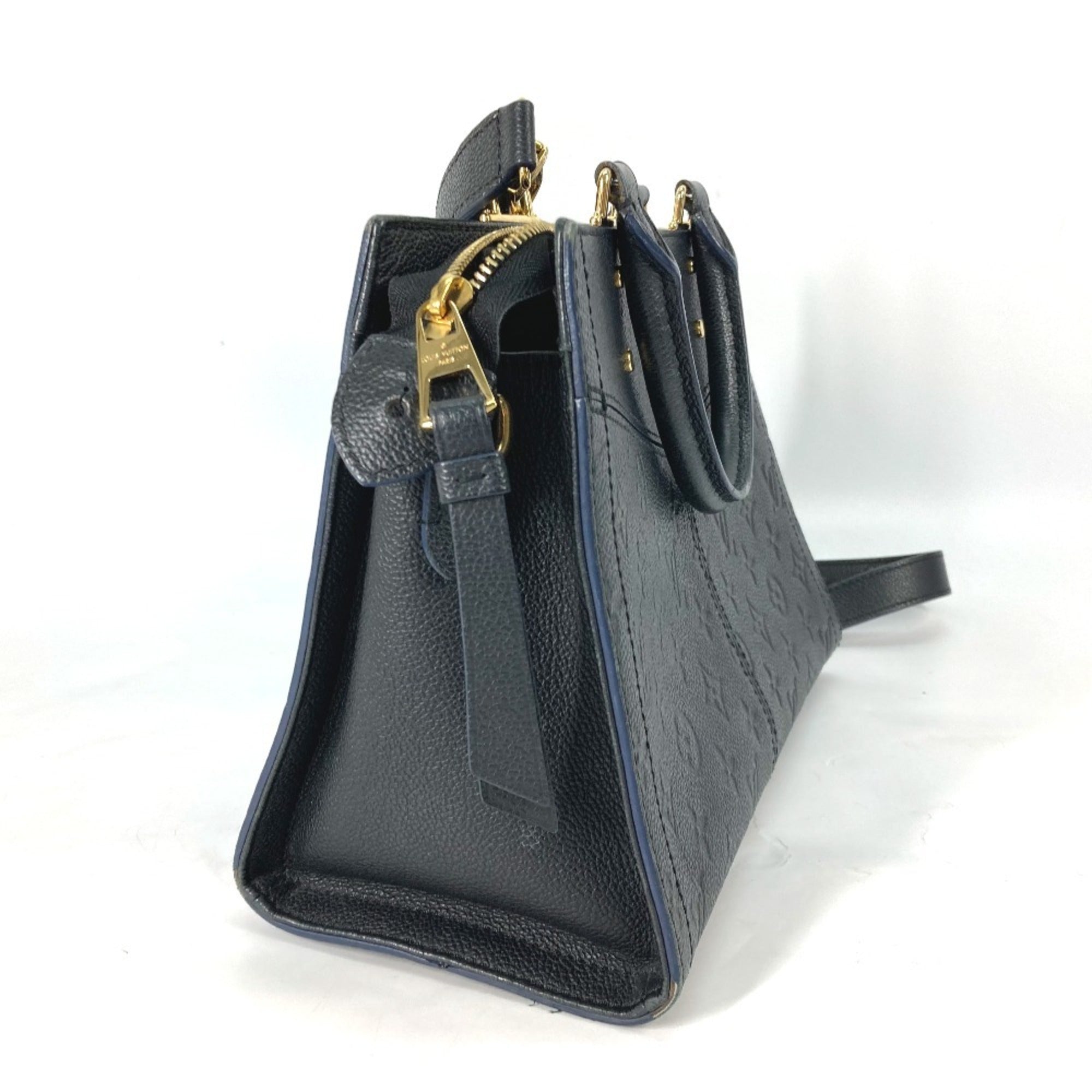 Louis Vuitton Navy Monogram Empreinte Leather Handbag Shoulder Bag (Pre-Owned)