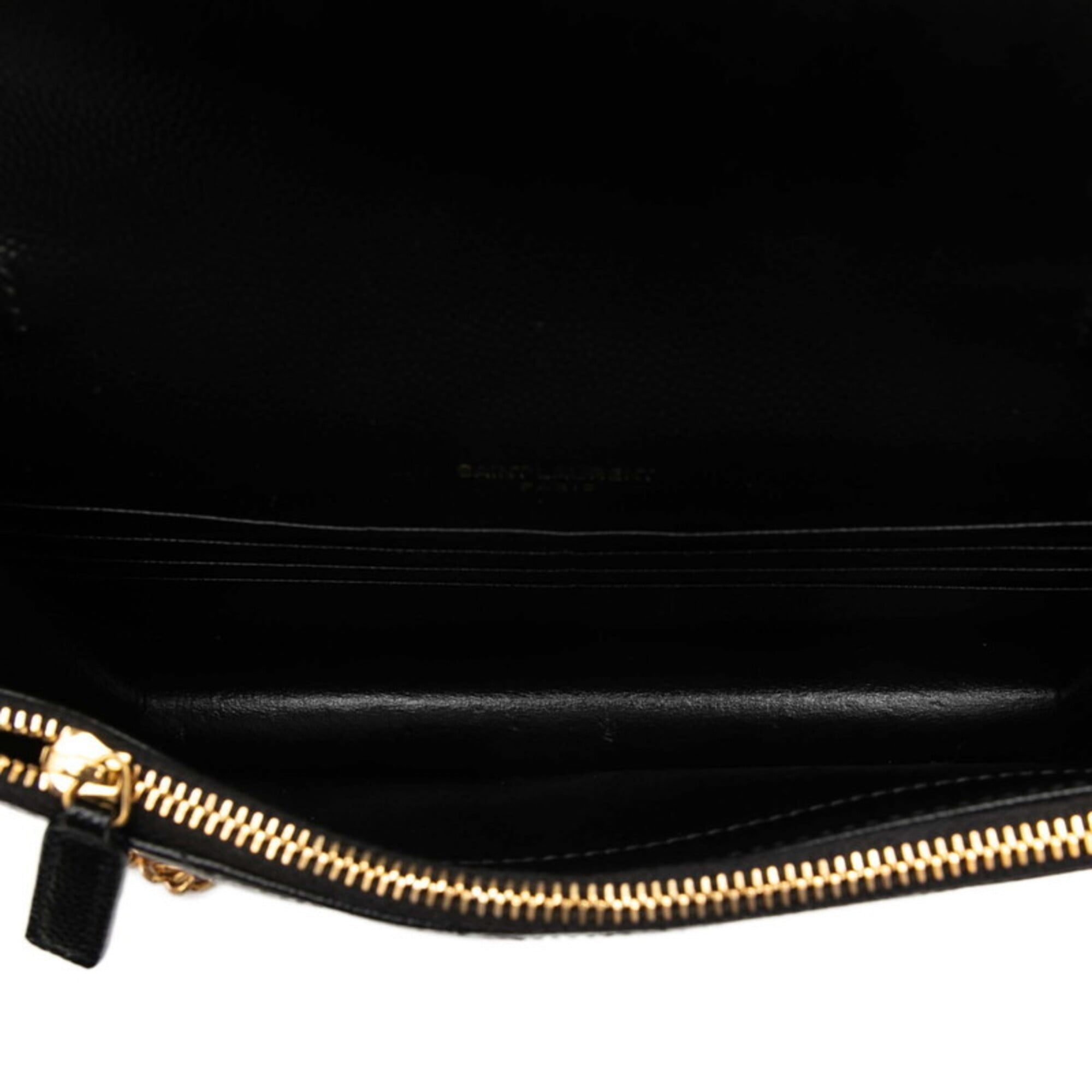 Saint Laurent Black Leather Shoulder Bag (Pre-Owned)