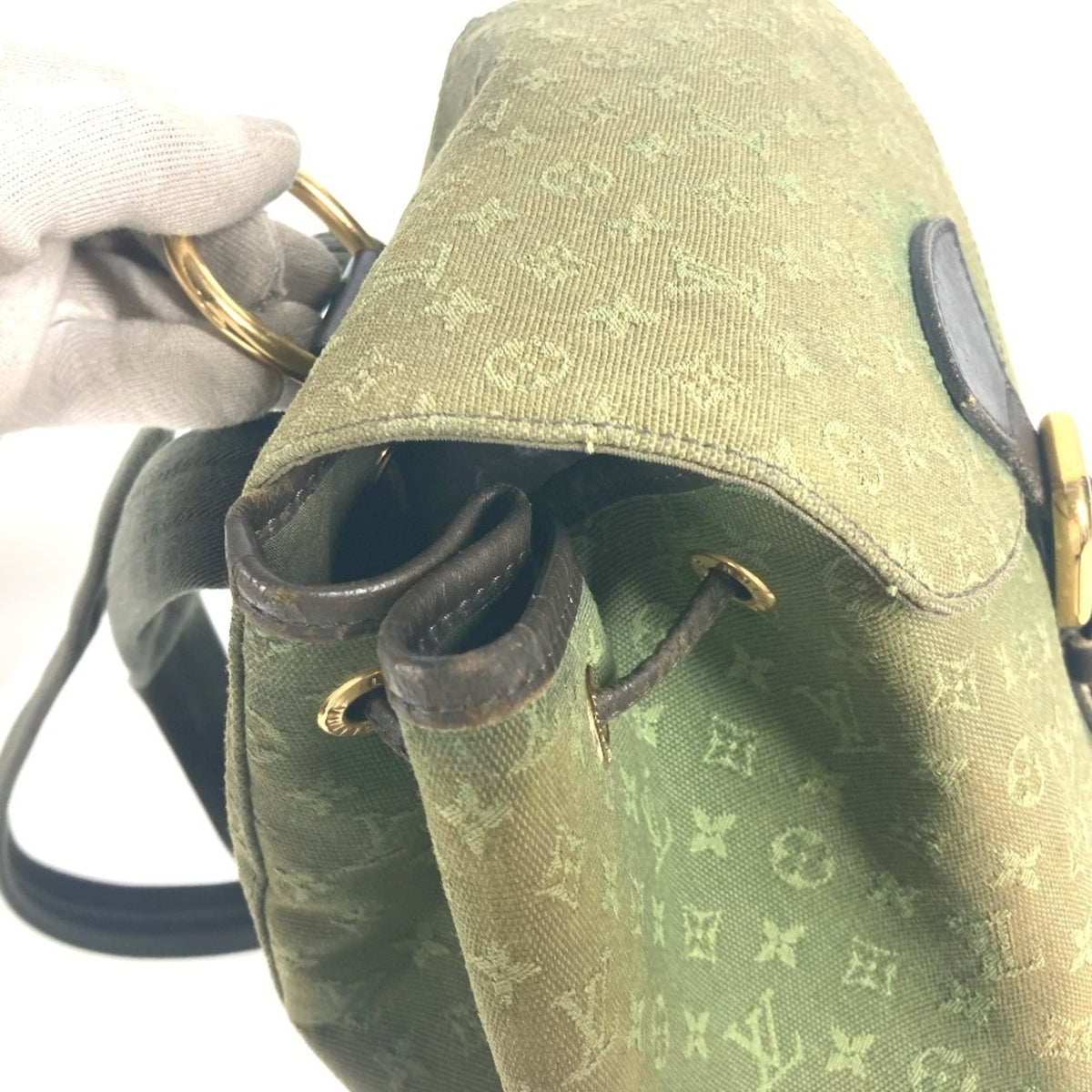 Louis Vuitton Brown Khaki Monogram Mini Backpack (Pre-Owned)