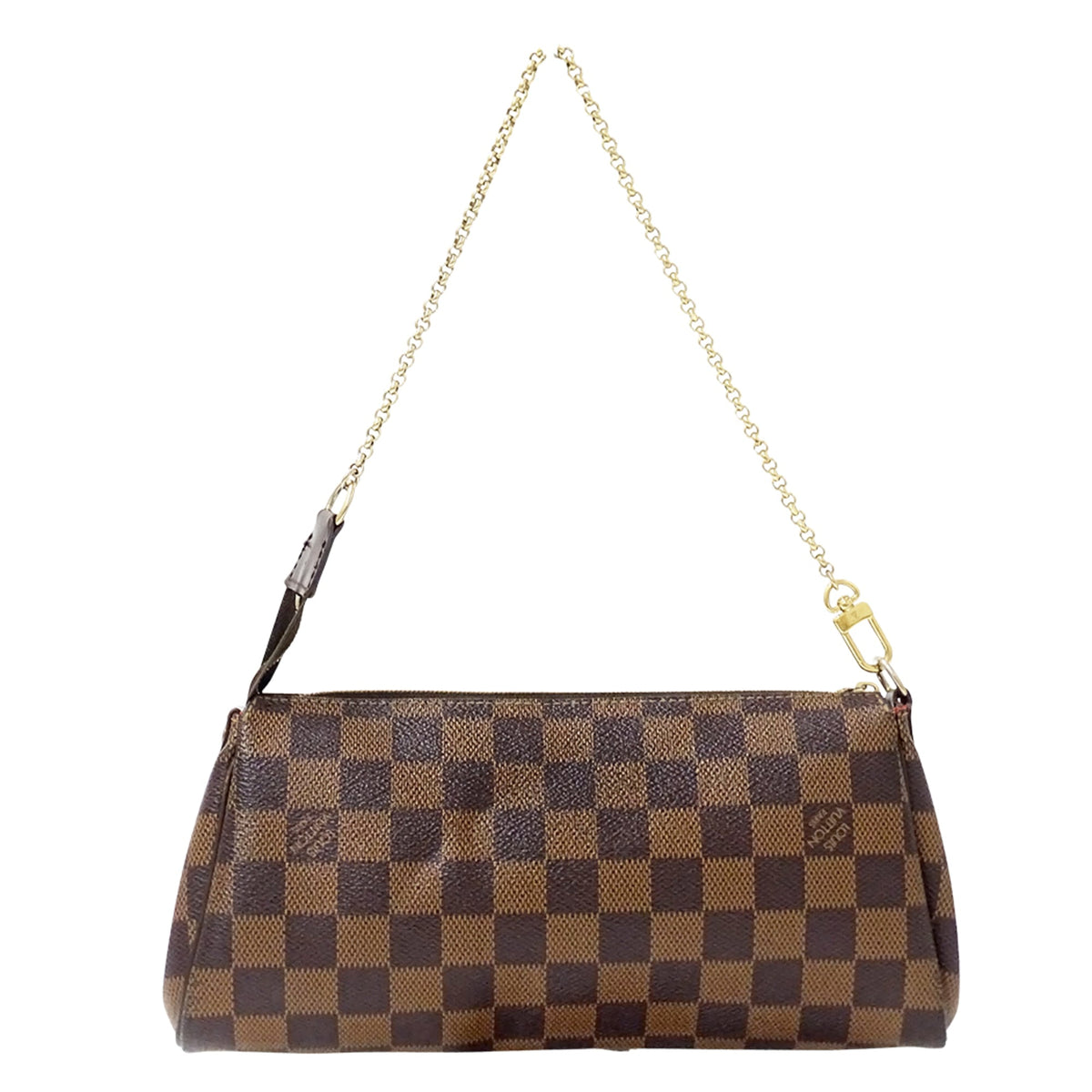 Louis Vuitton Damier Canvas Ebene Damier Canvas Handbag Pouch Shoulder Bag (Pre-Owned)