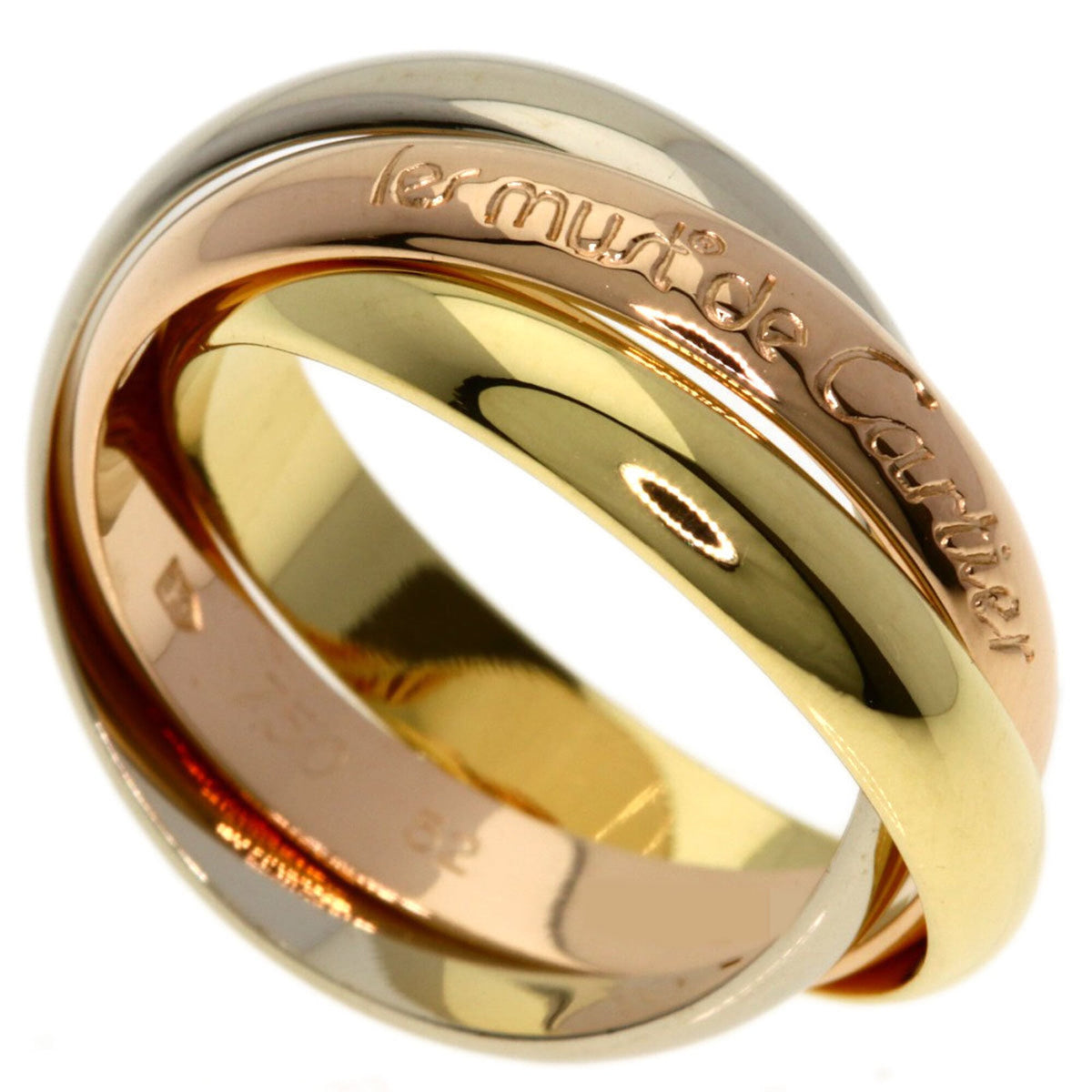 Cartier Yellow Gold (18K) Pink Gold (18K) White Gold (18K) Band Ring (Pre-Owned)