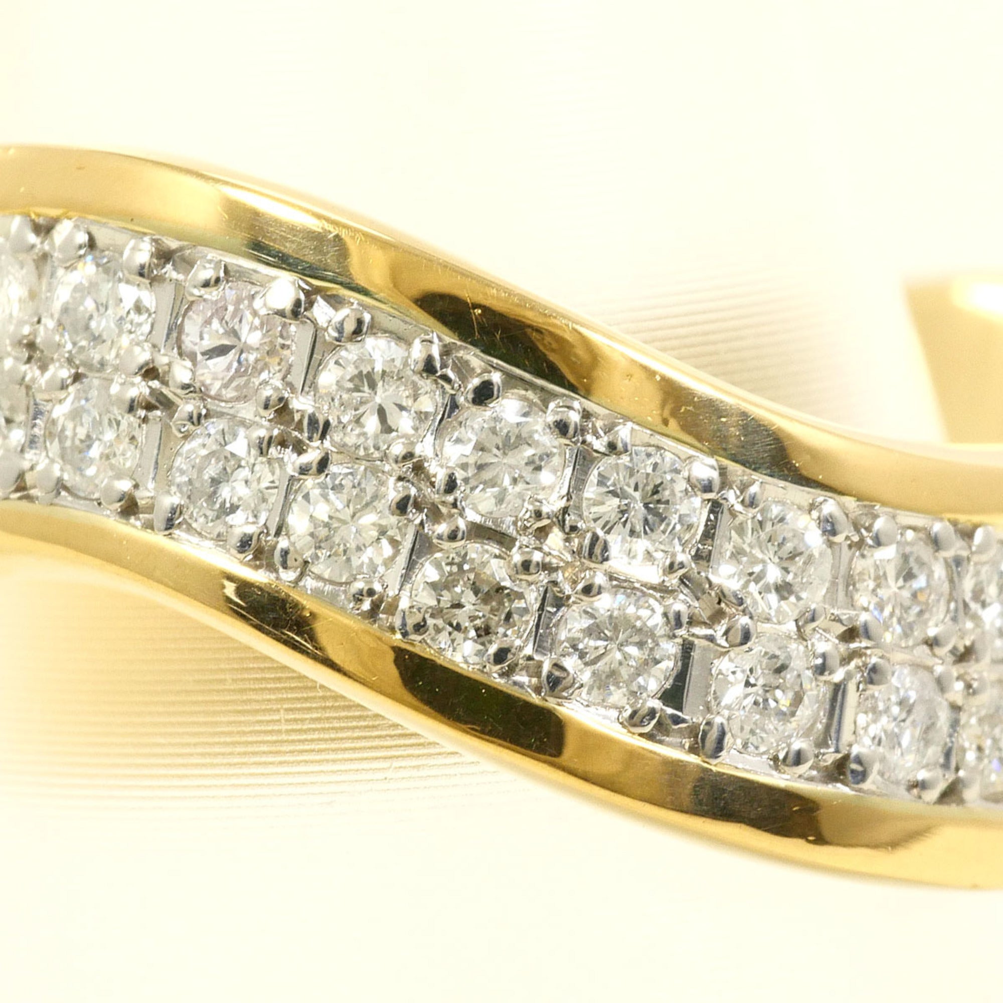 Unbranded Platinum Yellow Gold Yellow Gold (18K) Platinum Band Ring (Pre-Owned)