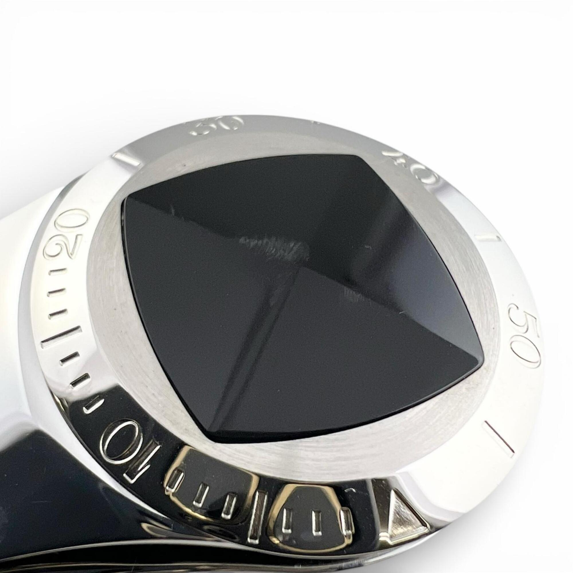 Cartier Silver Black Stainless Steel Money Clip (Pre-Owned)