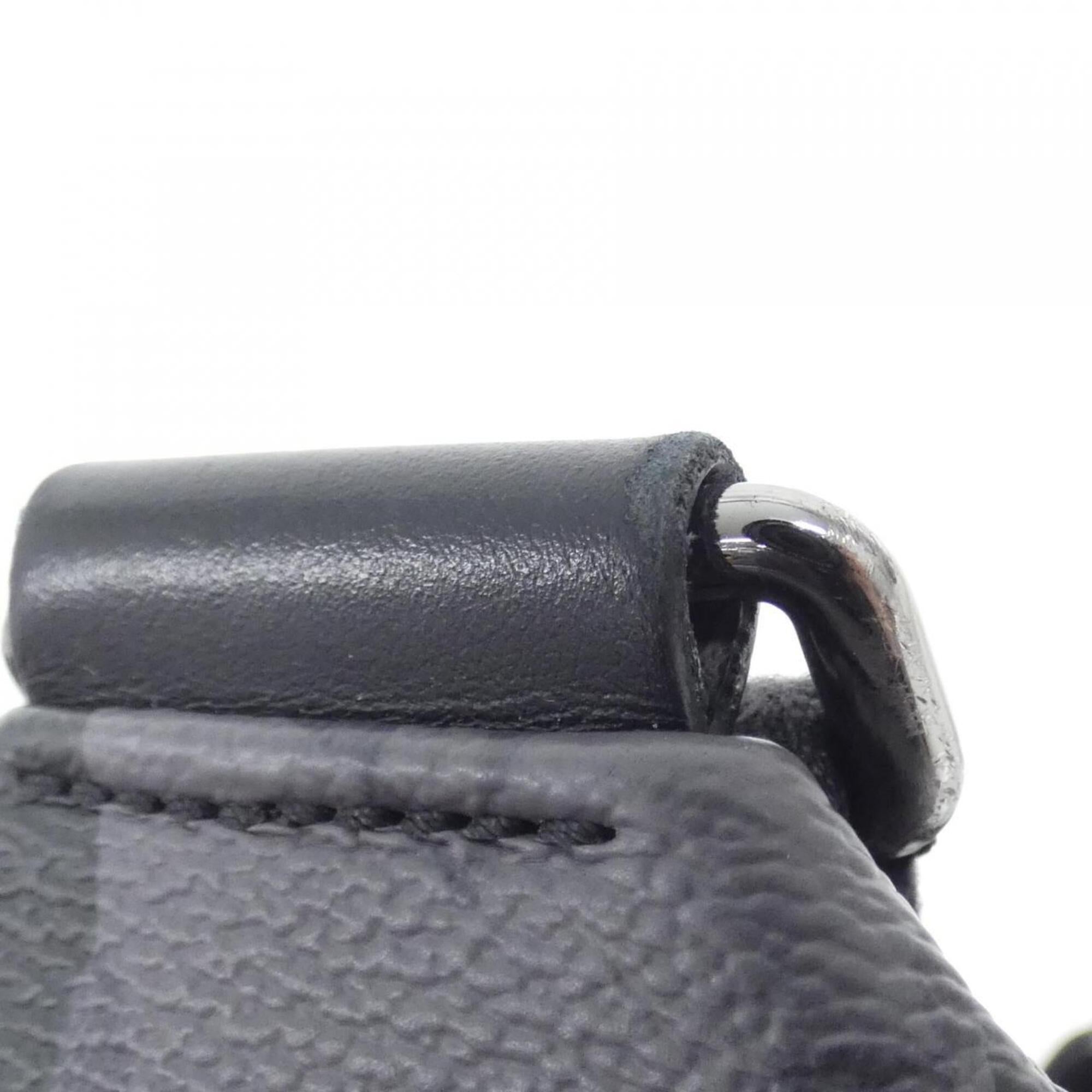 Louis Vuitton Black Monogram Coated Canvas Shoulder Bag (Pre-Owned)