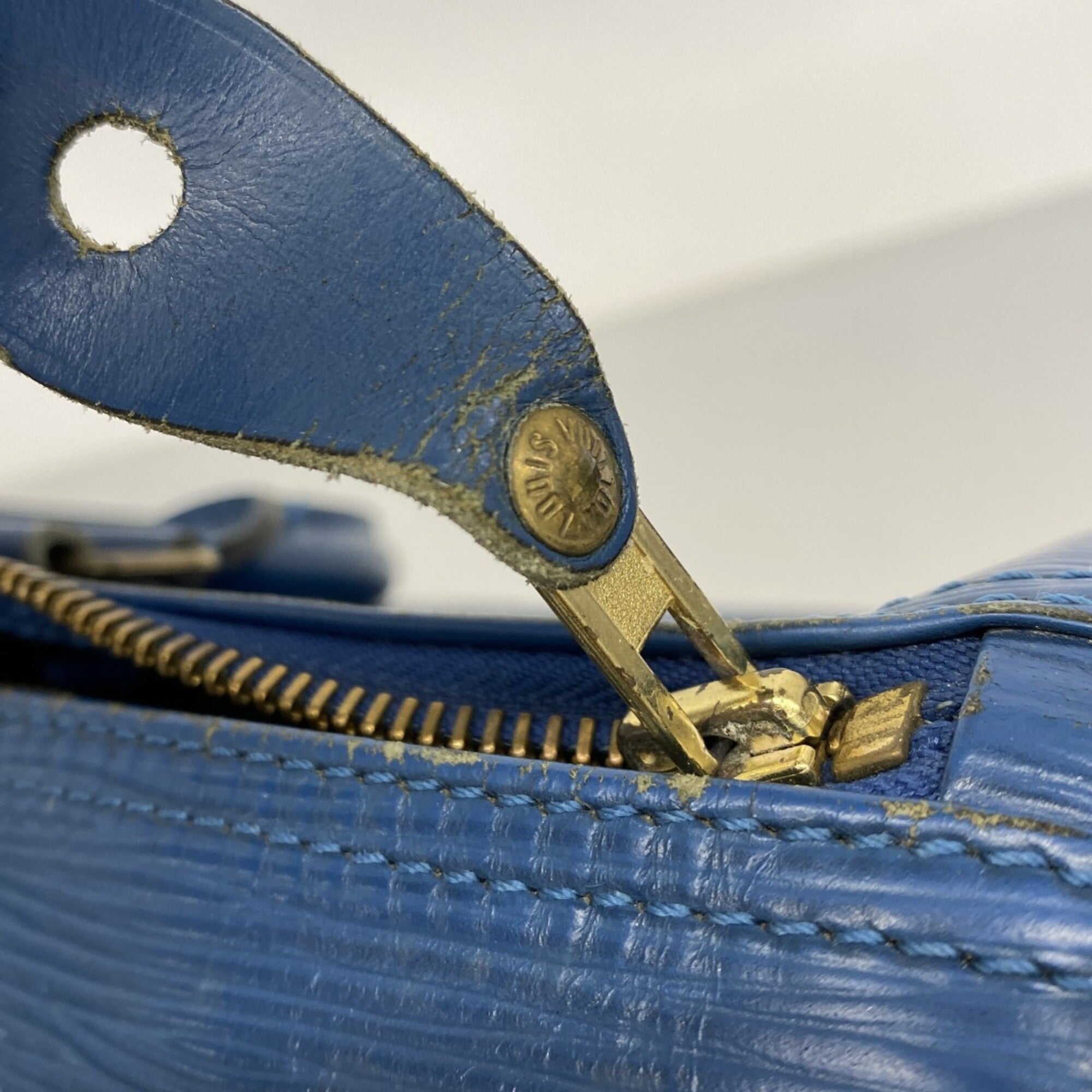 Louis Vuitton Toledo Blue Handbag (Pre-Owned)