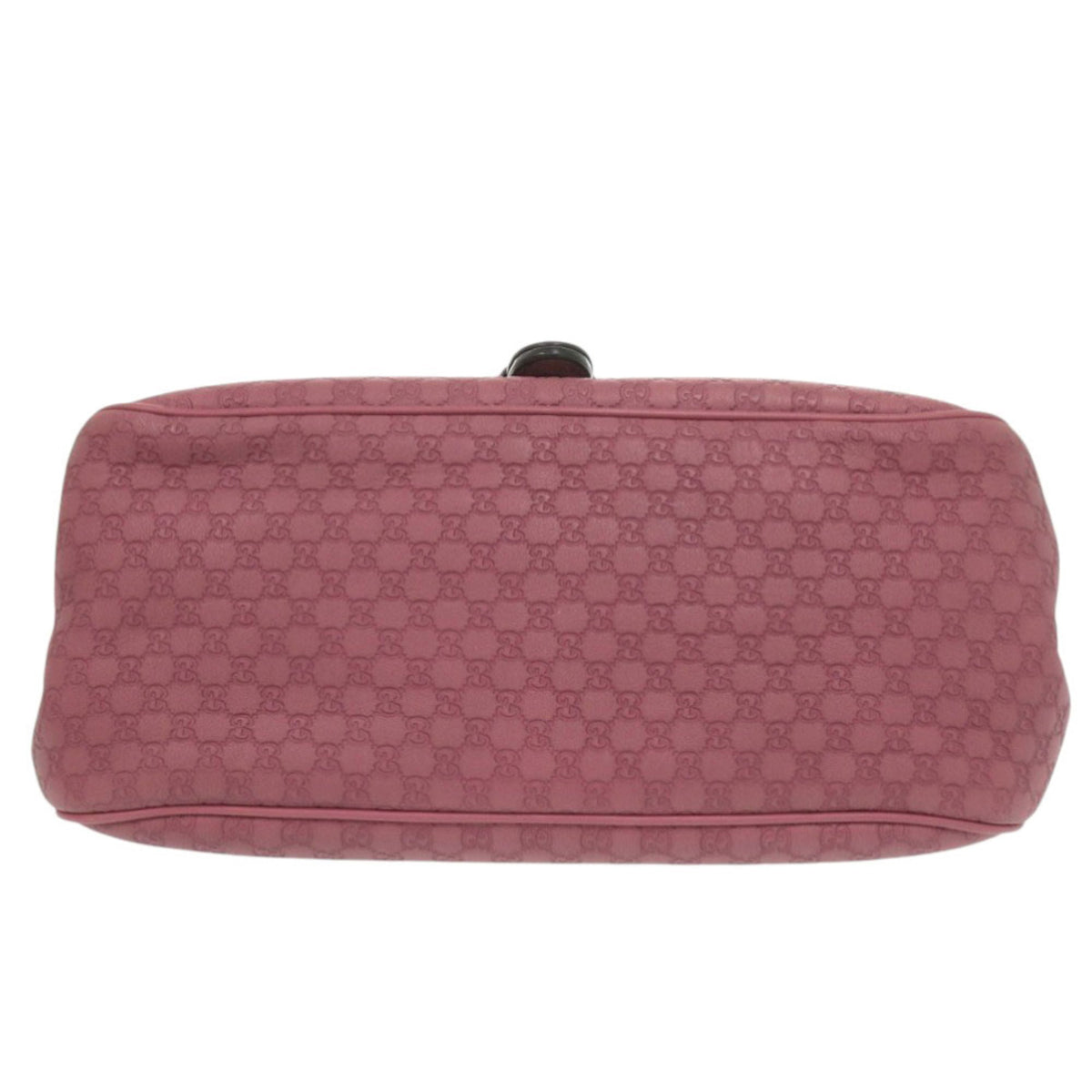 Gucci Pink Leather Shoulder Bag (Pre-Owned)