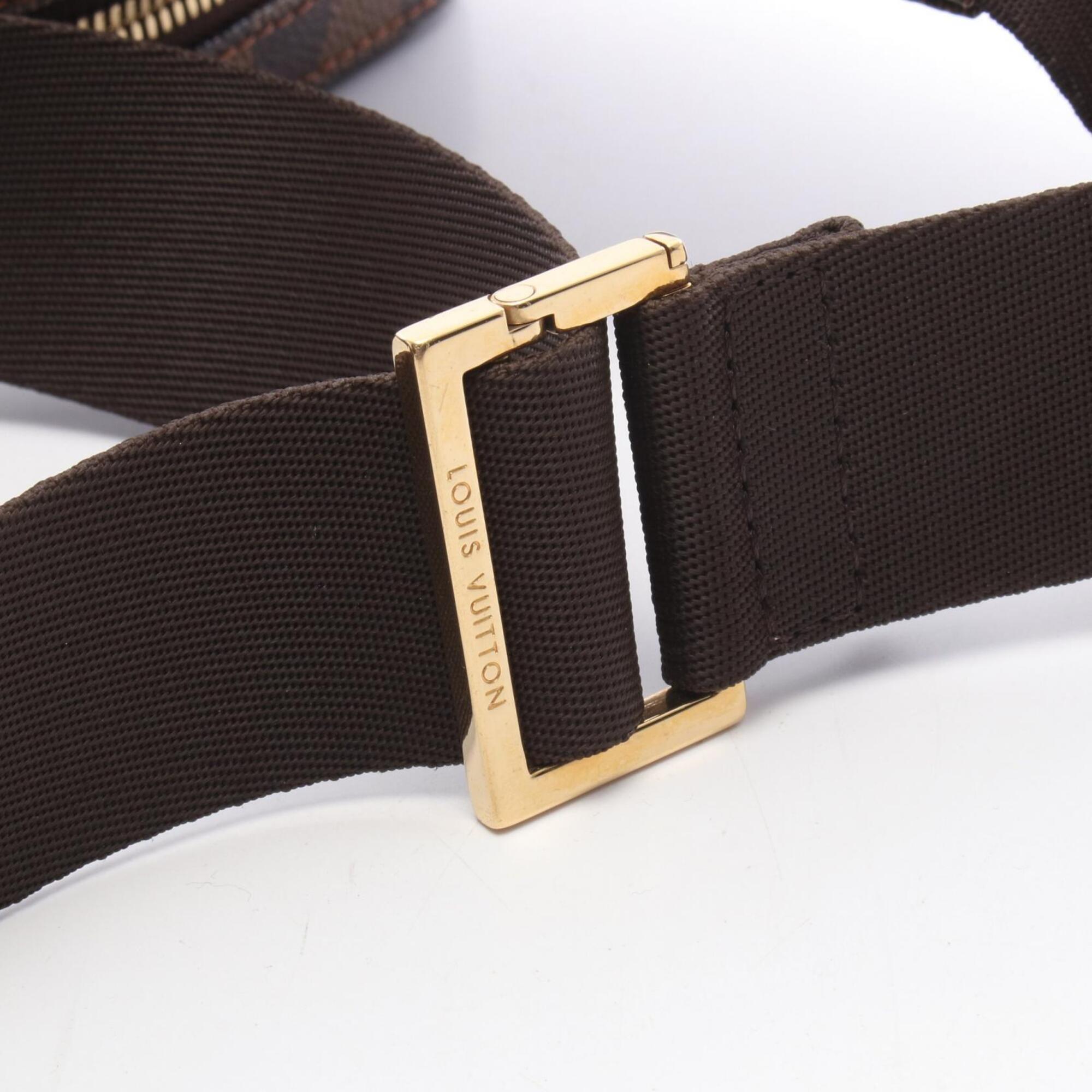 Louis Vuitton Brown Coated Canvas Fanny Pack Handbag (Pre-Owned)